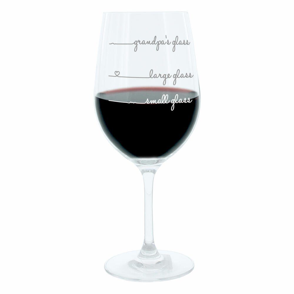 LEONARDO Weinglas XL Grandpas Glass Handwriting, Glas, lasergraviert