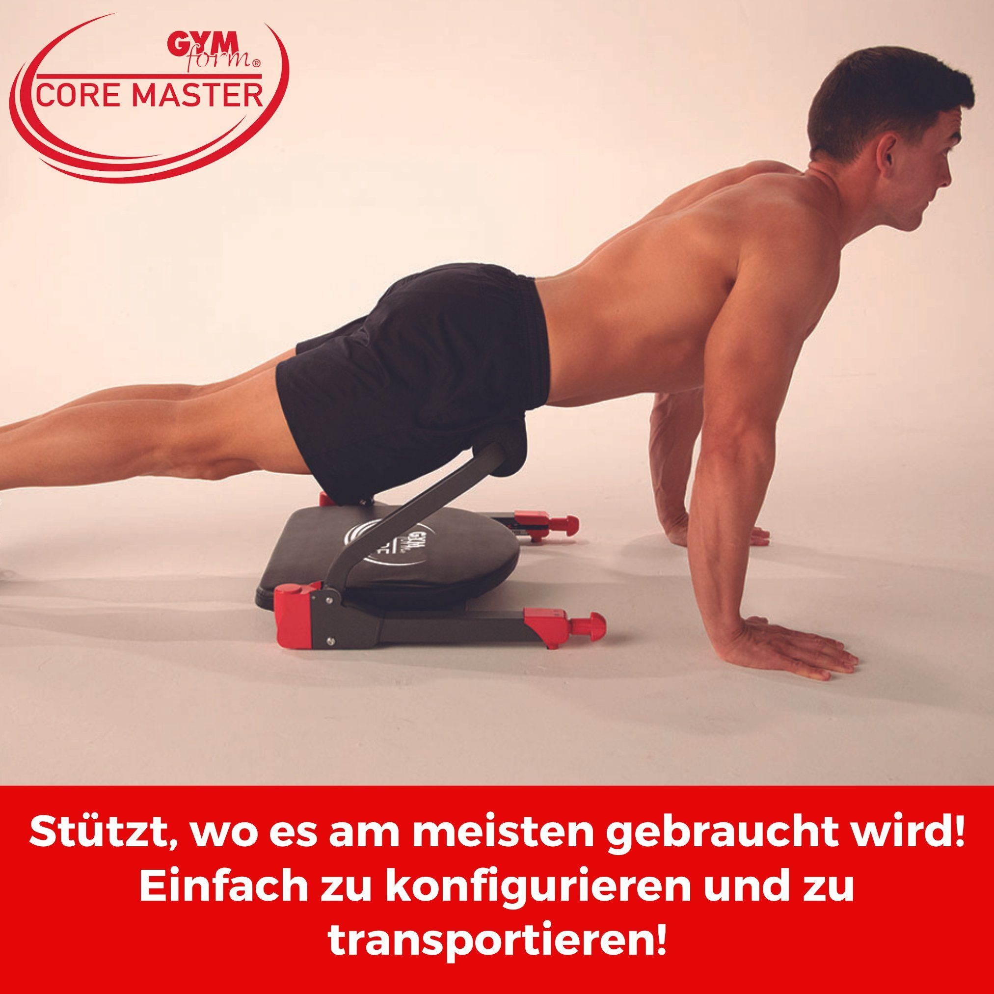 - Ganzkörpertrainer kompaktes Fitnessgerät & (mit kleines für Master, Core Zuhause Gymform® Trainingsanleitung), Fitnesswunder