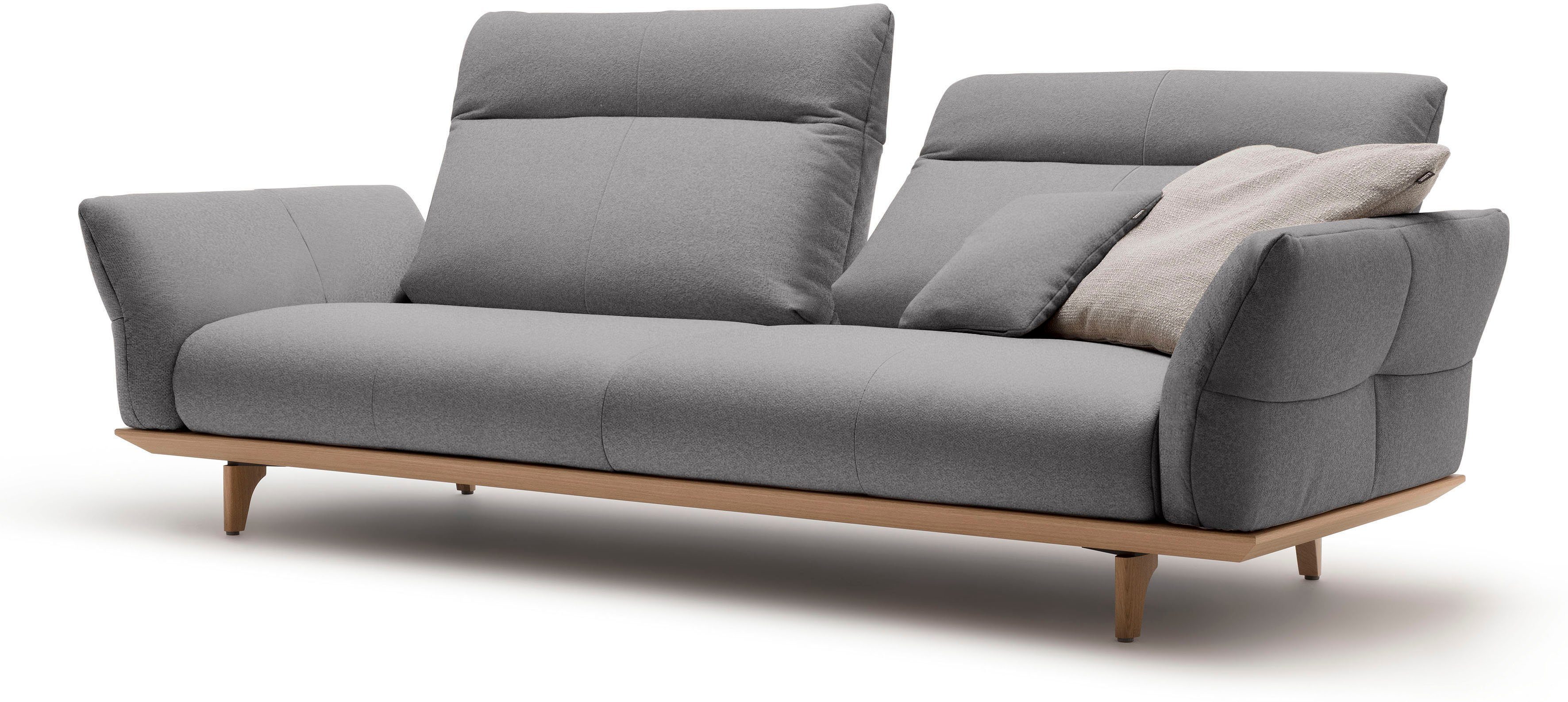 hülsta sofa 3,5-Sitzer Sockel Füße 228 Eiche cm natur, Breite in hs.460, Eiche
