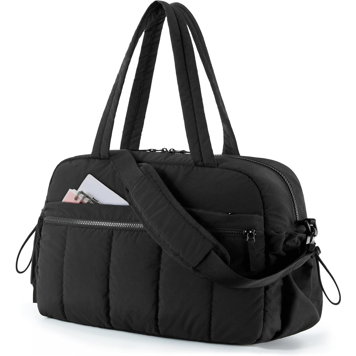 Bwecuy Reisetasche Damen Sporttasche mit Nasstasche – Wasserabweisende Reisetasche (1-tlg), Weekender Fitness Tasche für Gym, Schwimmen & Sauna