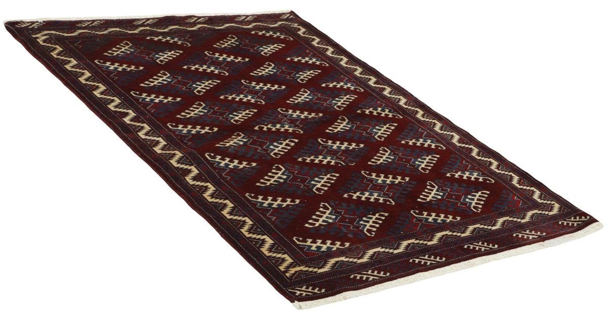 Orientteppich Turkaman 118x161 Handgeknüpfter Orientteppich Nain Trading, / Höhe: Perserteppich, rechteckig, 6 mm