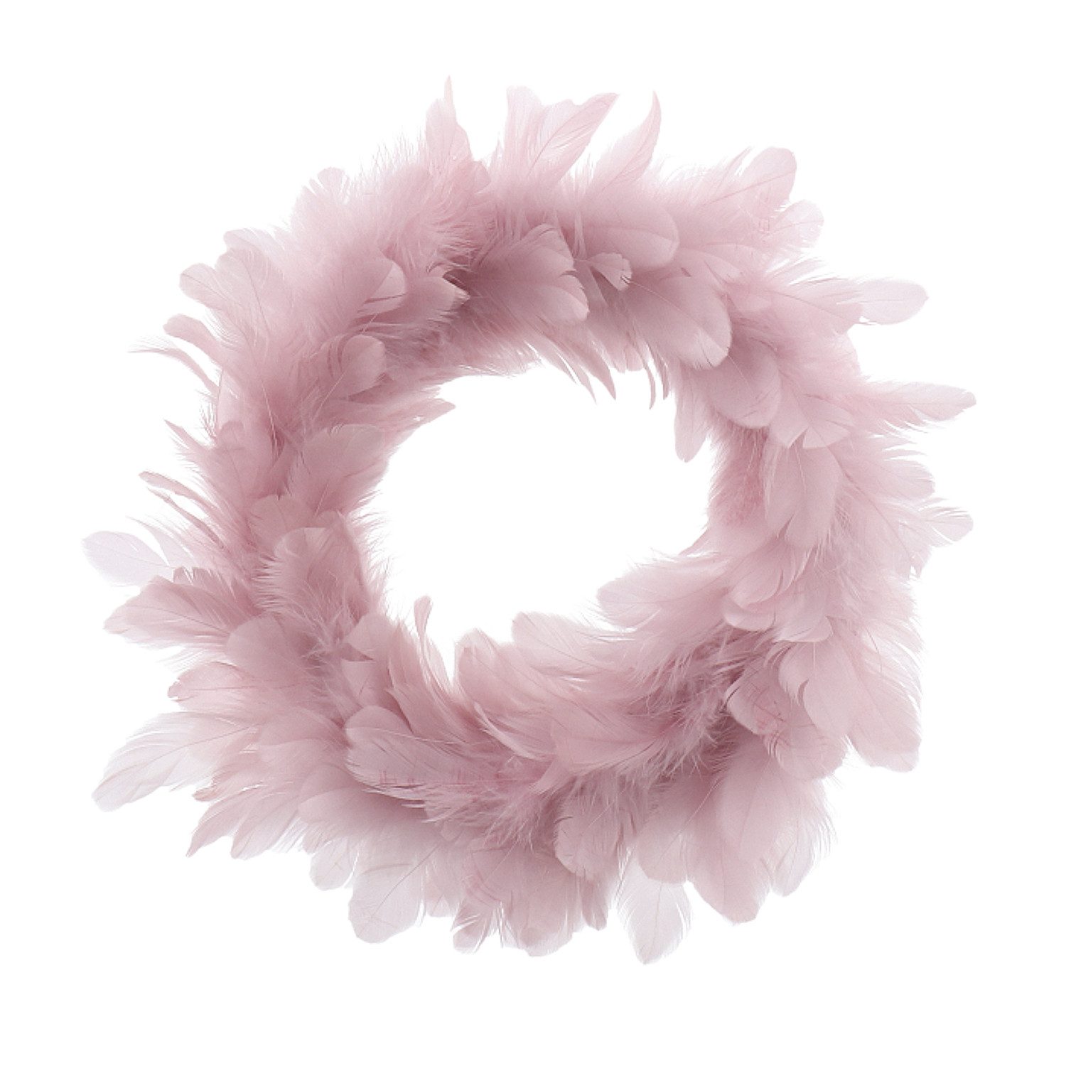 Macosa Home Dekokranz Federkranz Rosa 35, 25 od. 18 cm Ø modern, Osterdeko Tischdeko Türkranz
