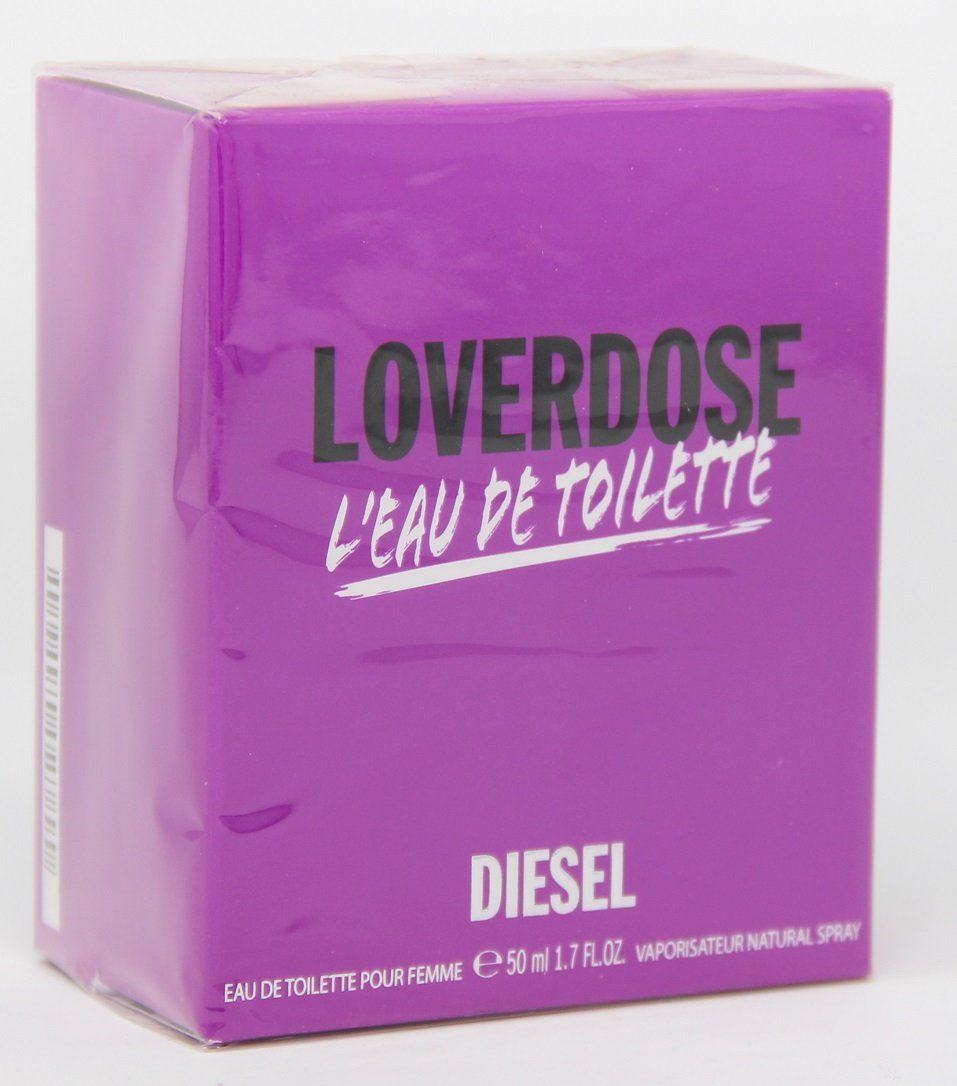 Diesel Eau de Toilette Diesel Loverdose de 50ml Toilette L'Eau Spray