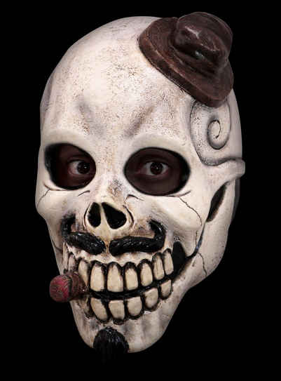 Ghoulish Productions Verkleidungsmaske Senor Muerte, Fürs mexikanische Totenfest oder als wandelnde Raucherwarnung
