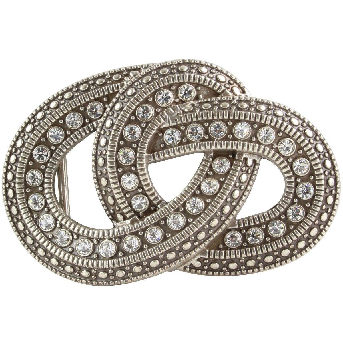Gürtelschnalle Tangled Bling 4,0 cm - Buckle Wechselschließe Gürtelschließe 40mm - Mi