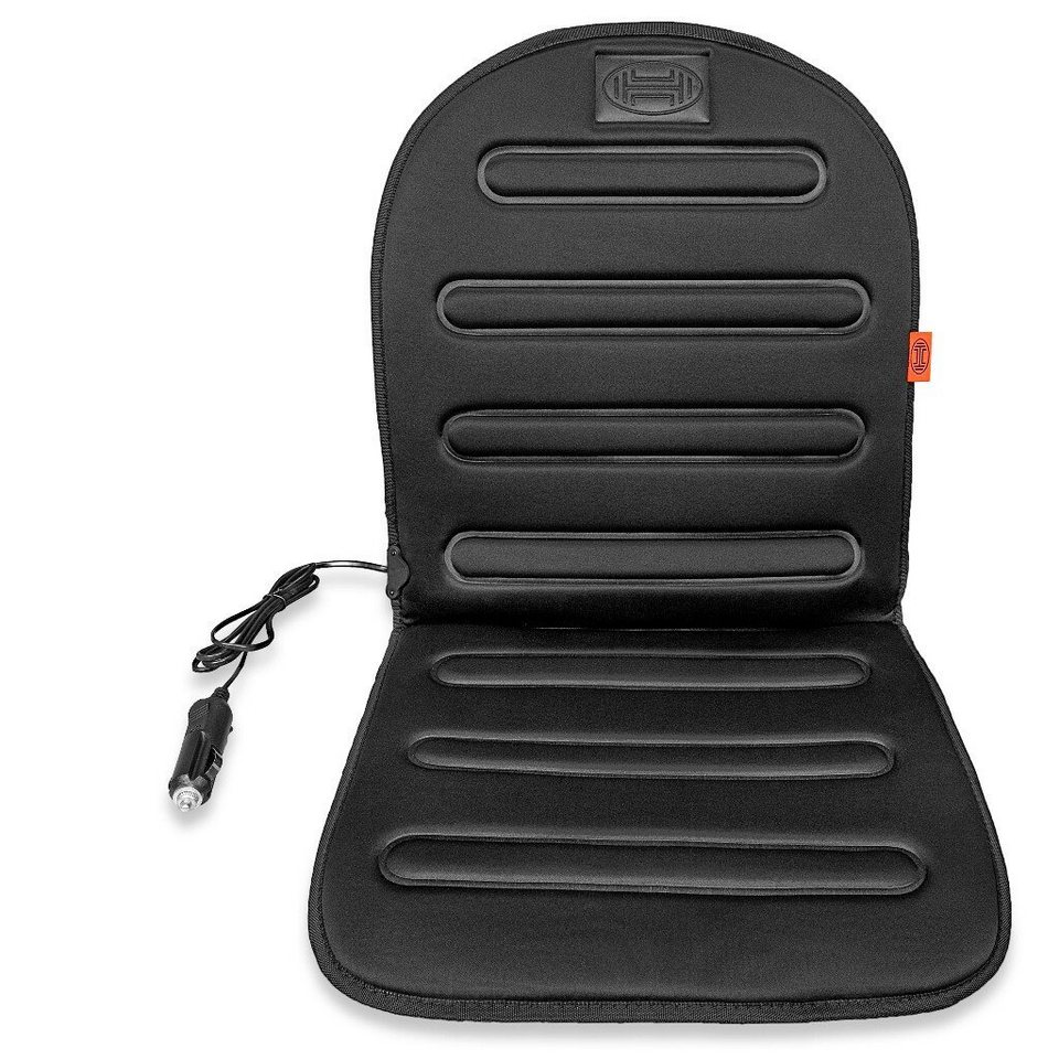HEYNER Autositzauflage Warm Comfort SAFE Premium Auto-Sitzauflage beheizbar  12V schwarz