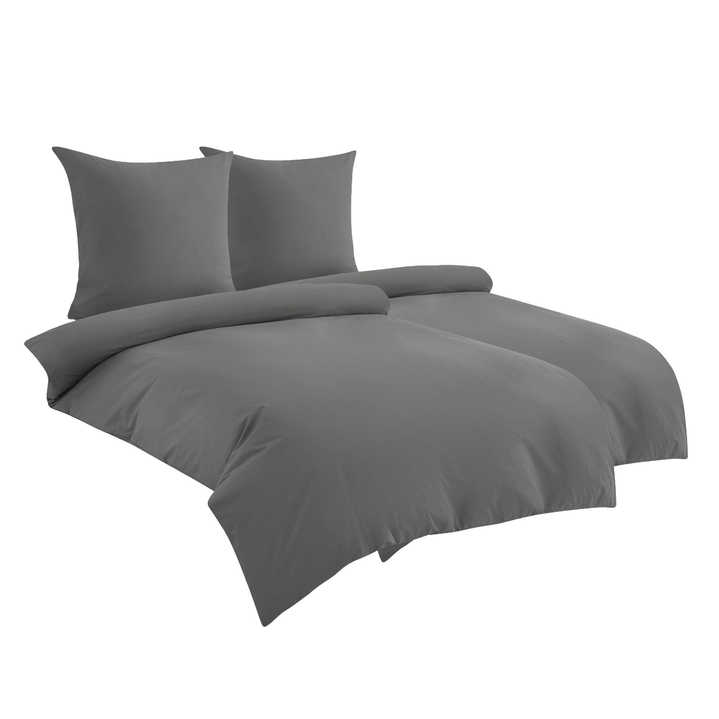 BEDSURE Bettwäsche mit Reißverschluss, 100% Baumwolle, ÖKO-TEX zertifiziert günstig online kaufen