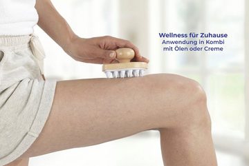 Maximex Massagebürste 2-in-1 mit Silikon-Noppen, wasserfest