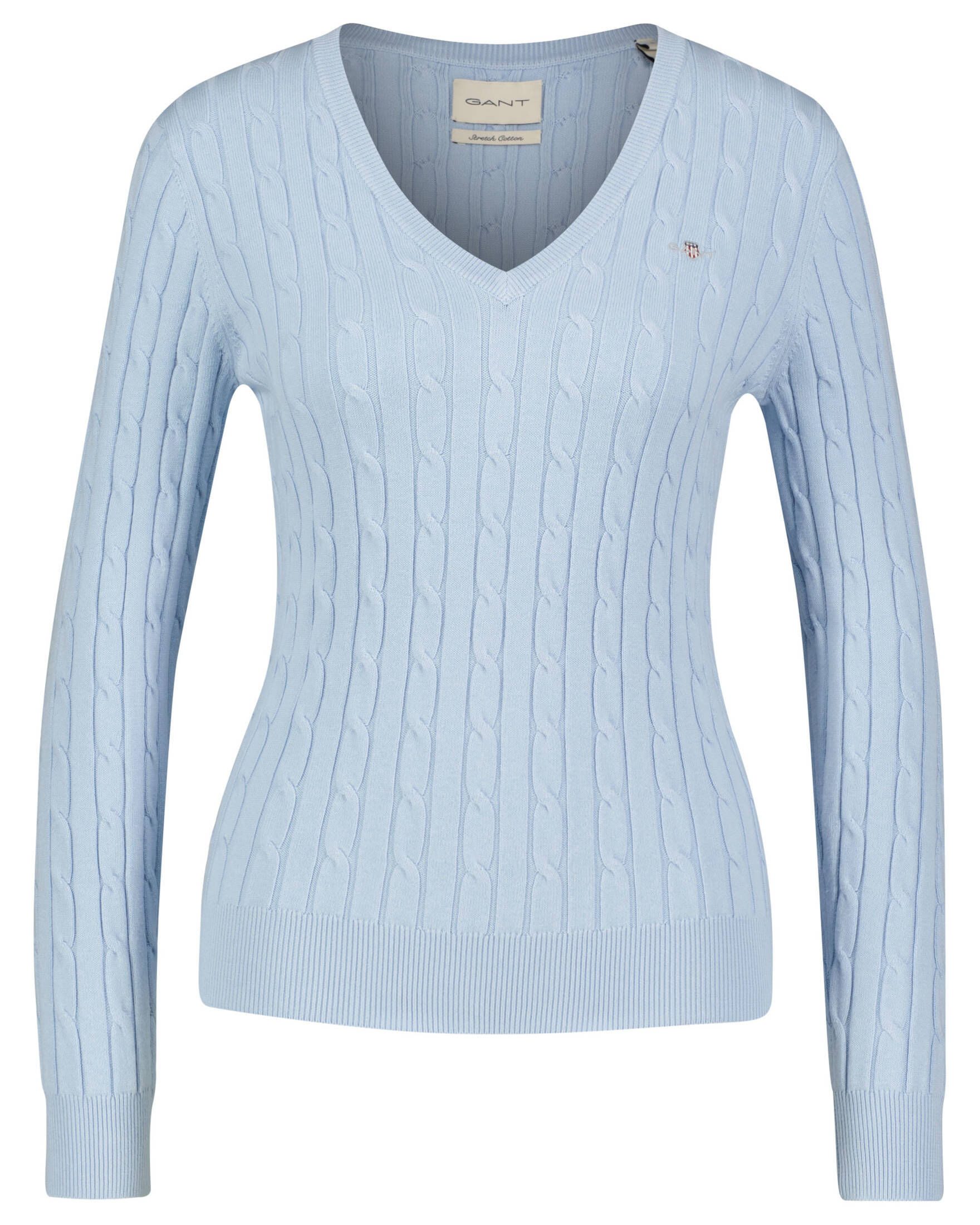 Gant Strickpullover Damen Strickpullover STRETCH COTTON günstig online kaufen