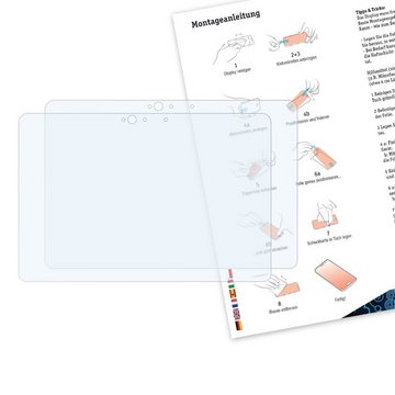 Bruni Schutzfolie für Google Chromebook Flip C302CA ASUS, (2 Folien), praktisch unsichtbar