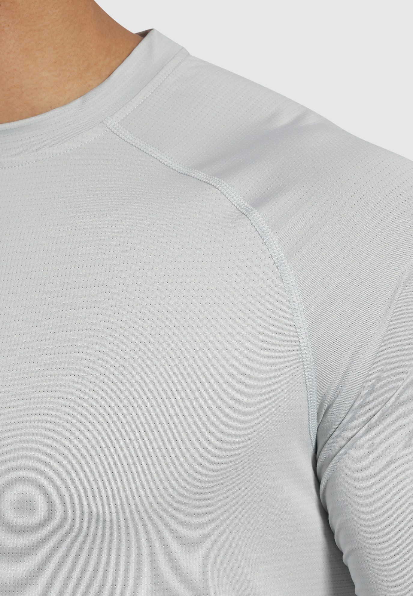 Smilodox Longsleeve Powerfit, Slim Fit Atmungsaktives Langarmshirt Schnelltrocknendes strapazierfähiges Funktionsshirt, Sport Laufen Gym