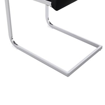 SIKAINI Esszimmerstuhl (Der verchromte Metallrahmen kann bis zu 150 Kilogramm tragen, 1 St), Der verchromte Metallrahmen, Der Sitz ist weich und bequem