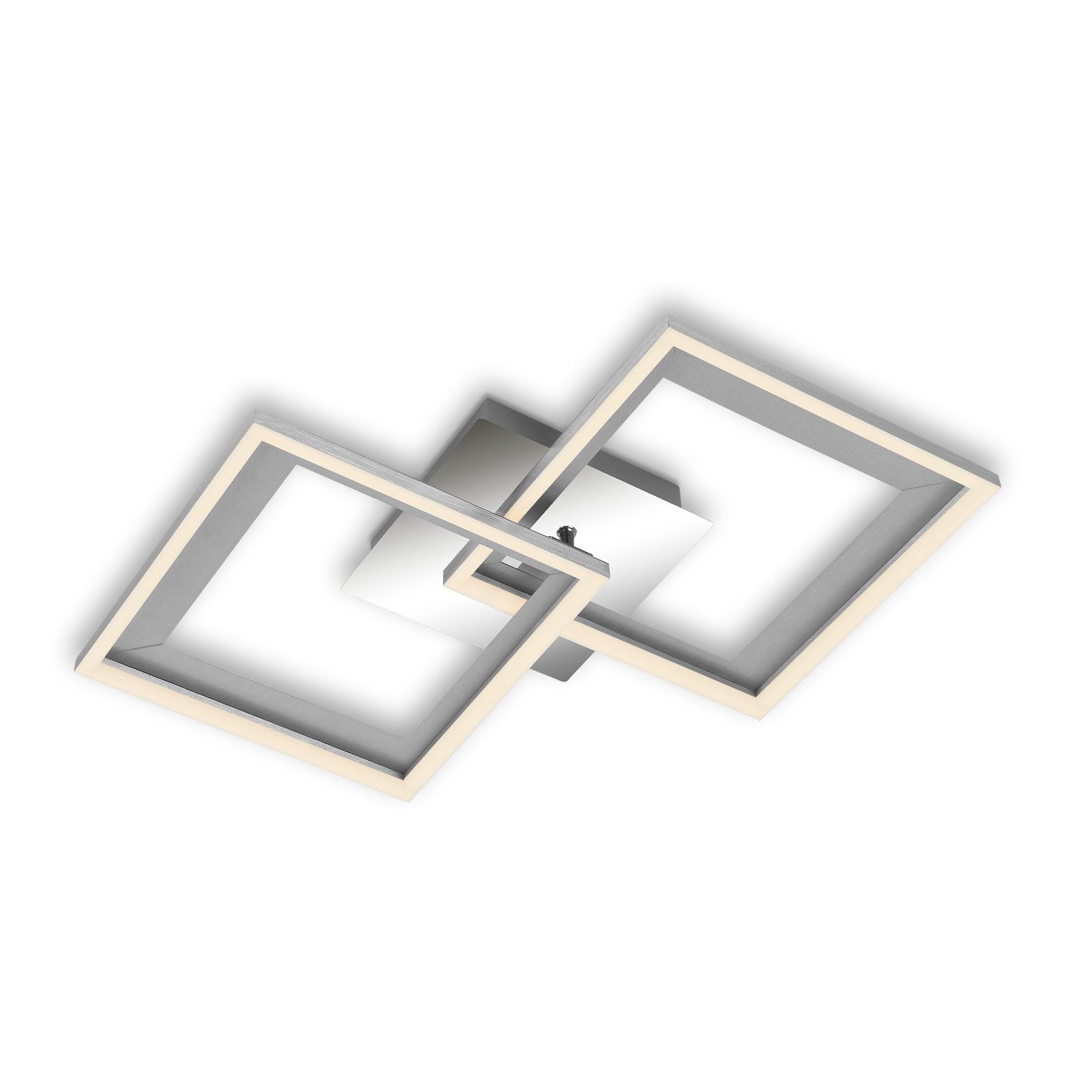 Briloner Leuchten Deckenleuchte FRAME, 2-Flammig, LED fest integriert