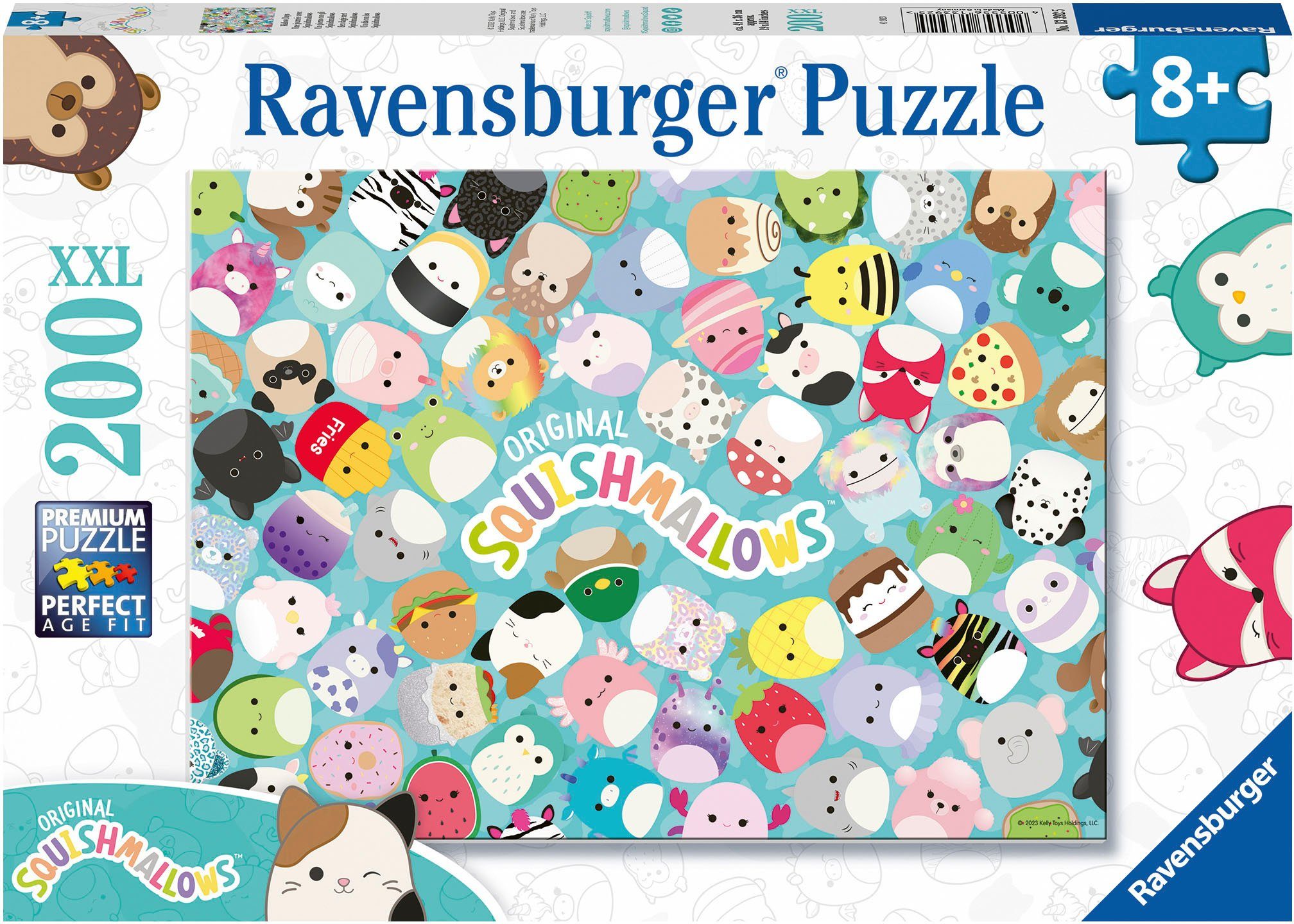 Ravensburger Puzzle Squishmallows, Mallow Days, 200 Puzzleteile, Made in Germany