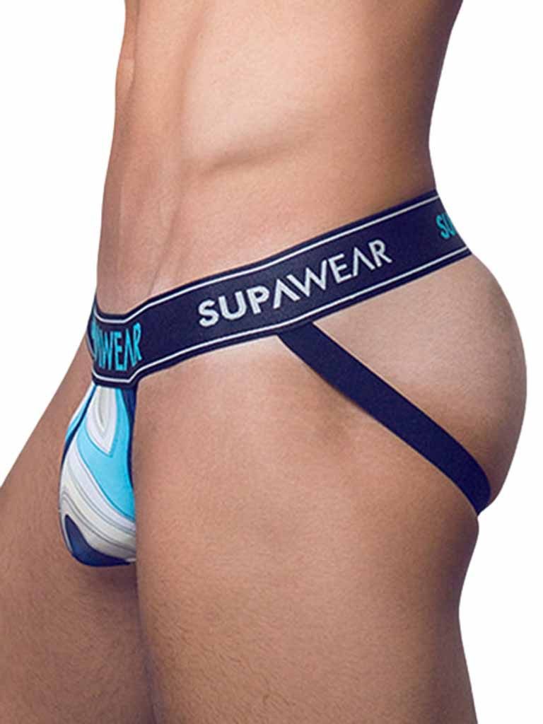 String Supawear Sprint Jockstrap Underwear Woody Blue