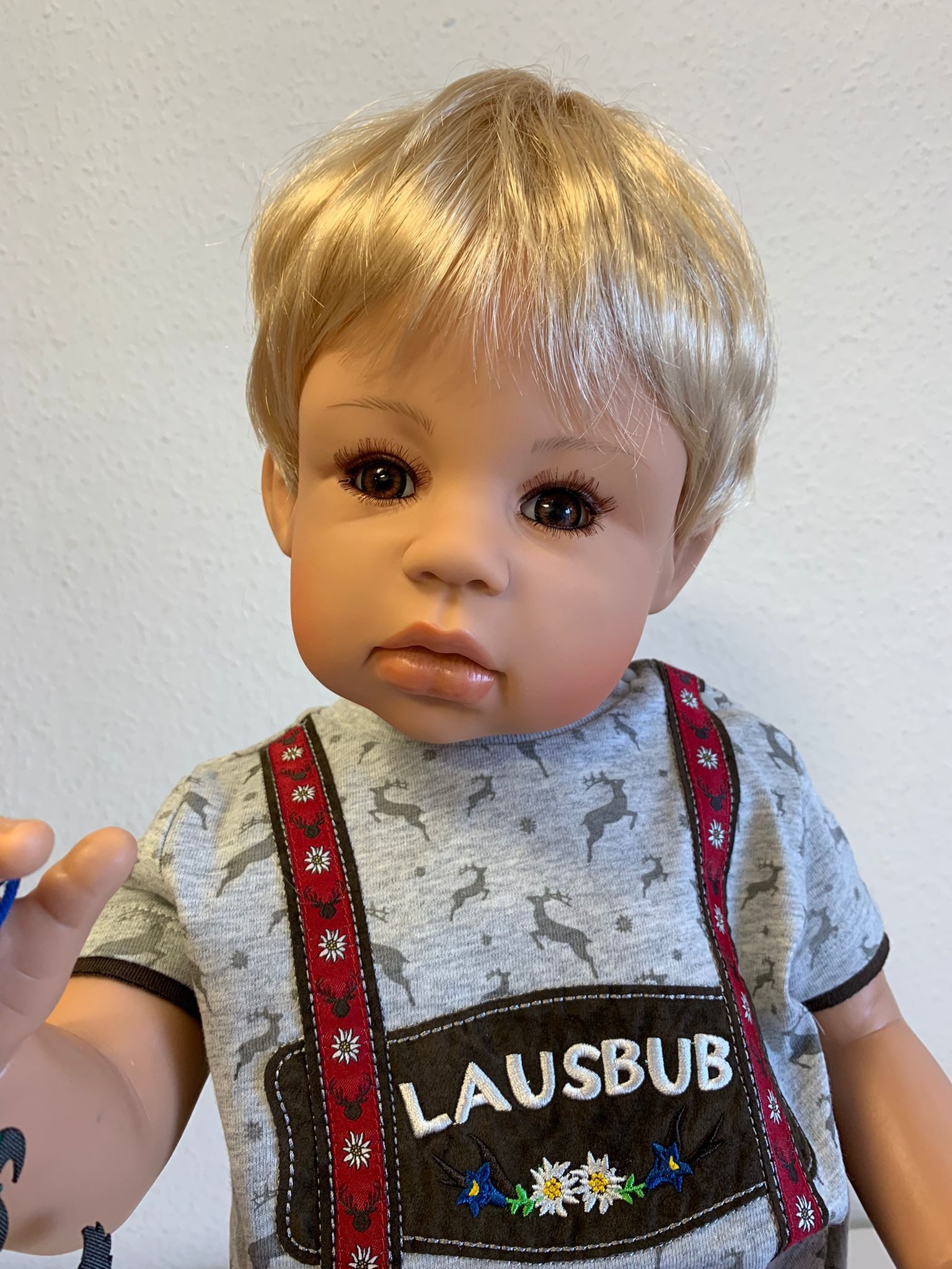 CMTPUPPENGALERIE Stehpuppe Julian von Monika Levenig - 79 cm - blond (1-tlg)