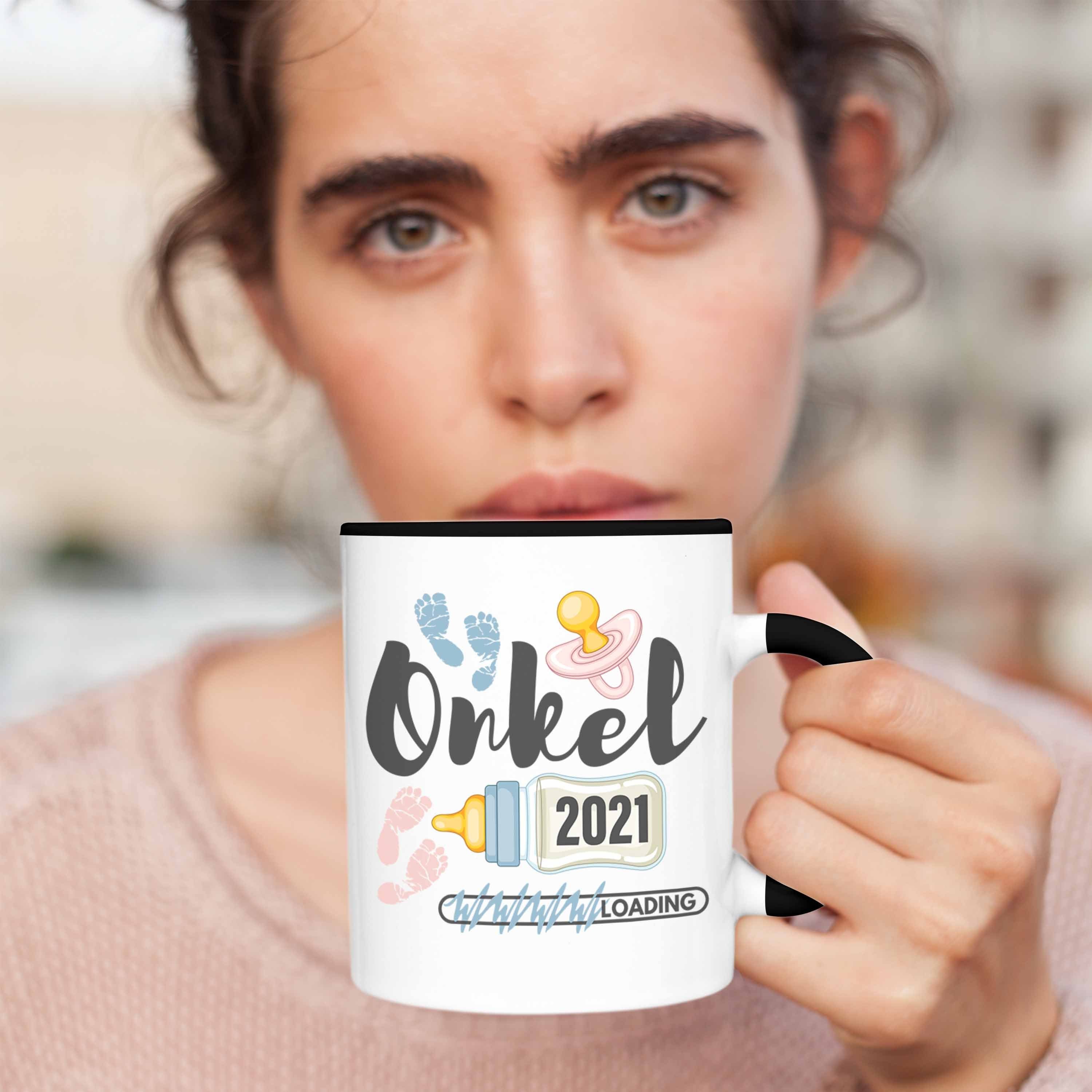 Loading - Schwangerschaft Tasse Werdender Bruder Onkel Onkel Schwarz Trendation Tasse 2022 Ankündigung Trendation