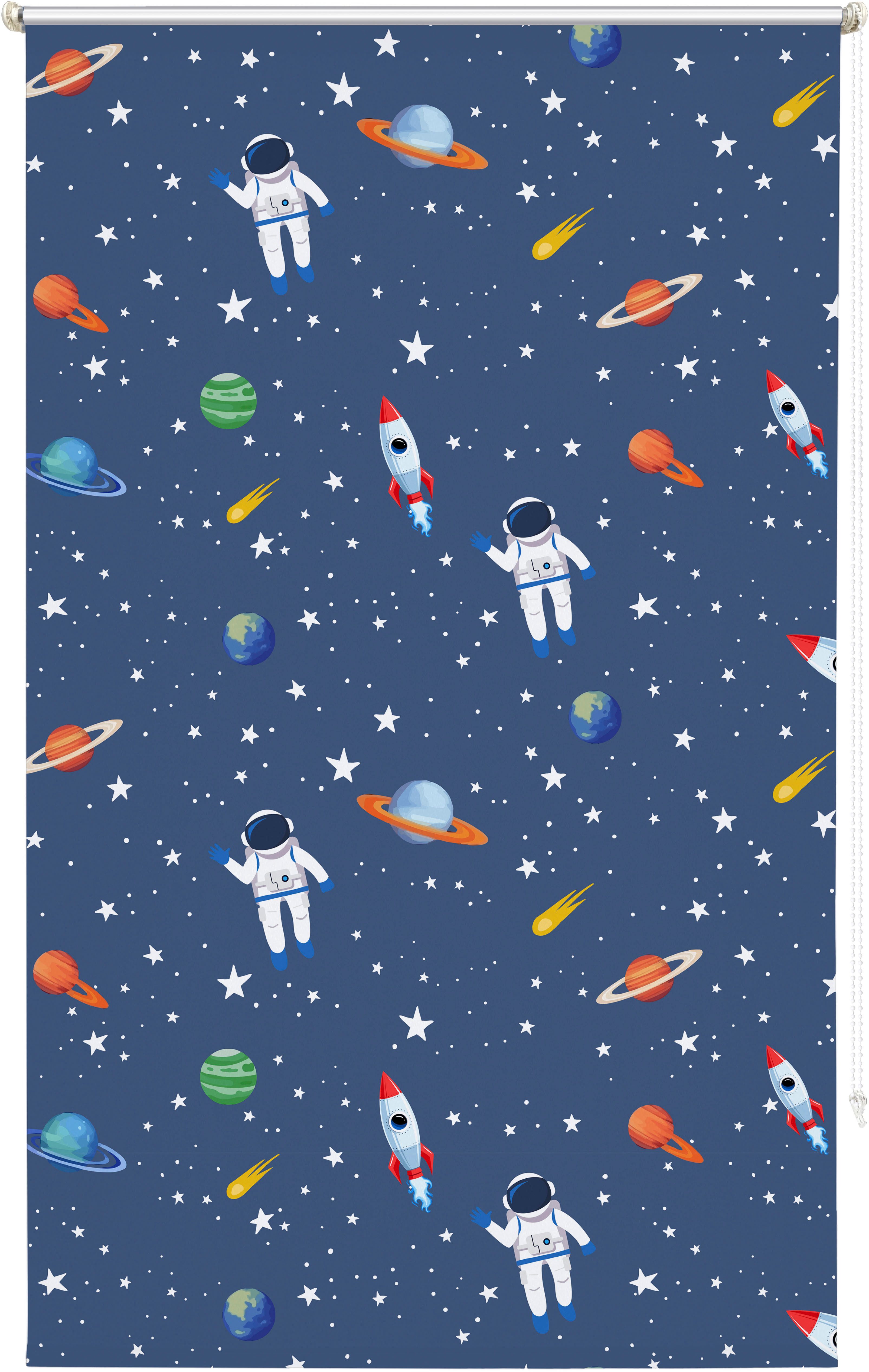 Rollo ASTRONAUT, OTTO home, verdunkelnd, ohne Bohren, freihängend, Klemmfix günstig online kaufen