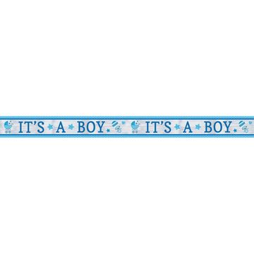 Amscan Einweggeschirr-Set Babyparty-Set - It's a Boy (47-tlg), Es ist ein Junge Babypinkeln Gender Reveal Party