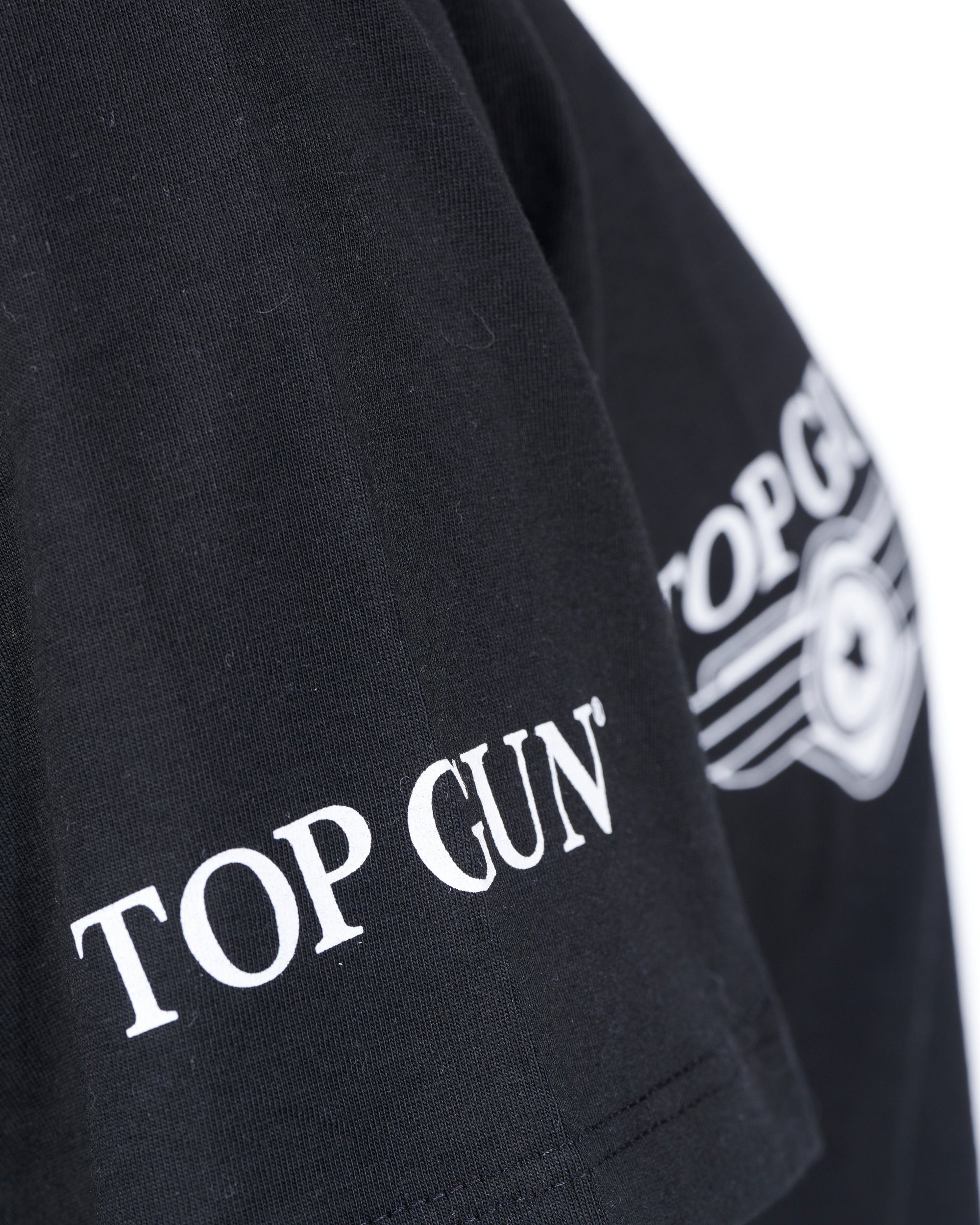 black TOP GUN NB20119 T-Shirt