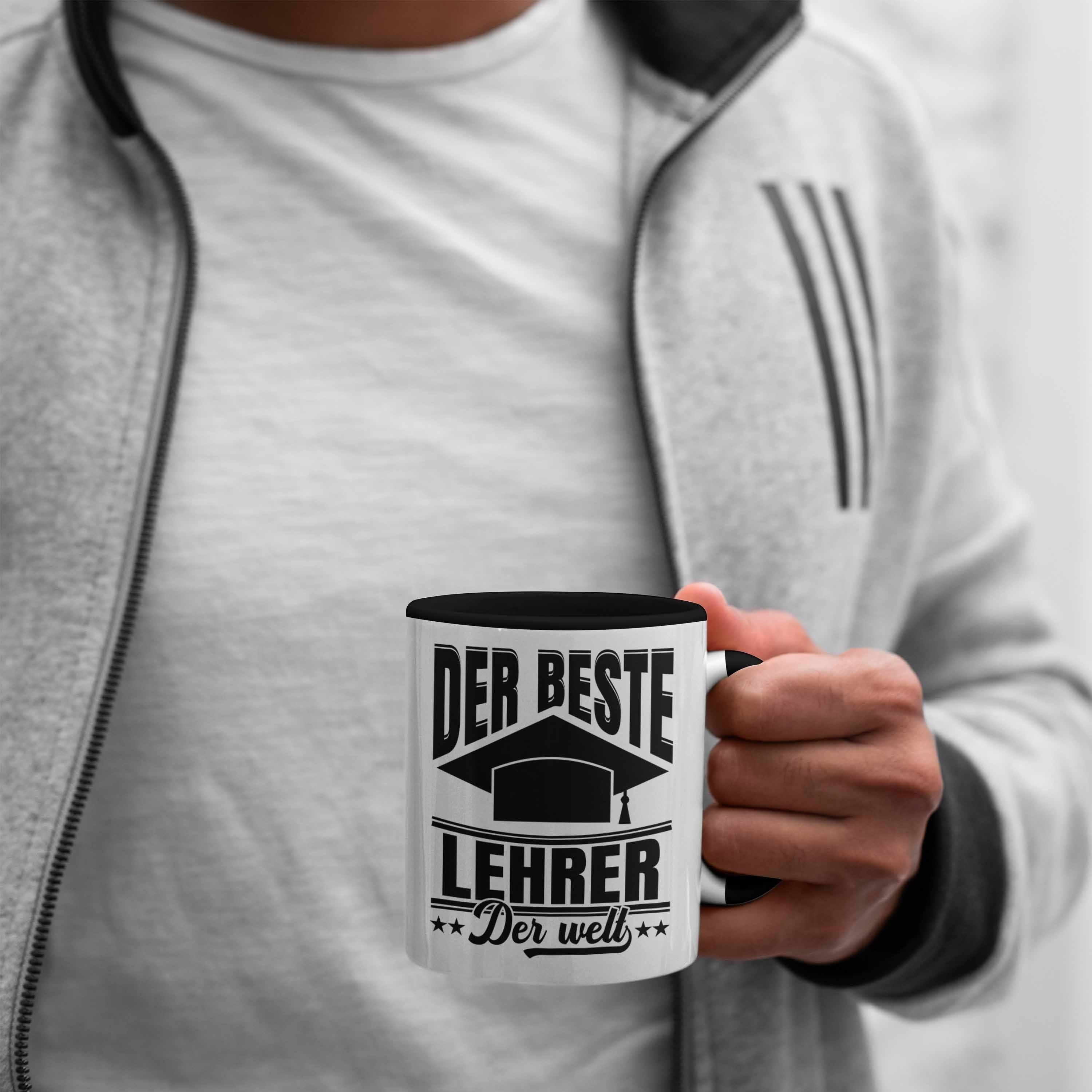 Tasse Der Lehrer Abschiedsheschenk Trendation Welt Abschied Abi Der Lehrer Geschenk Trendation Tasse Beste - Spruch Schwarz Abitur