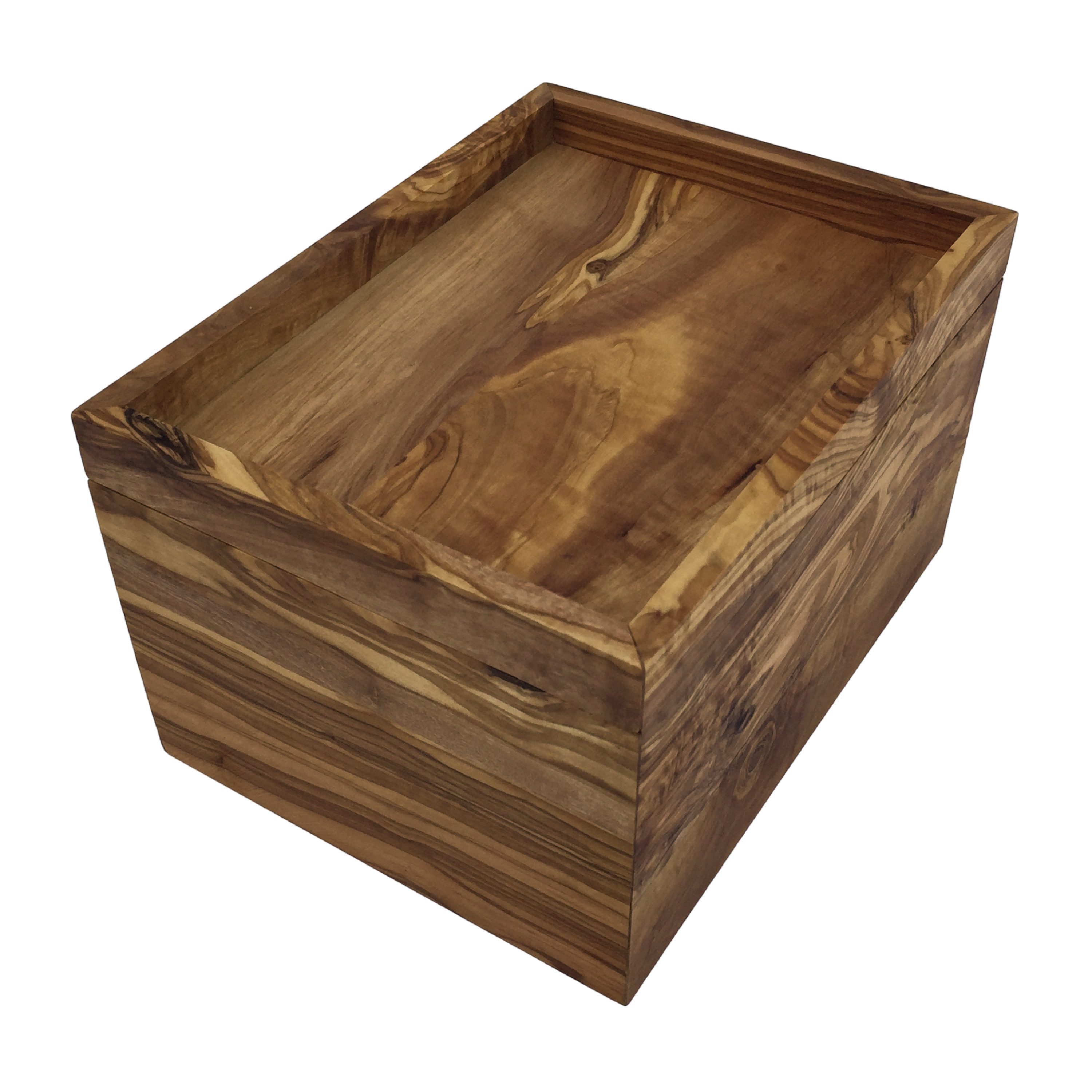 medina mood Aufbewahrungsbox "My Stuff" Rechteckige Olivenholz-Box mit Deckel als Ablage. (1 St)