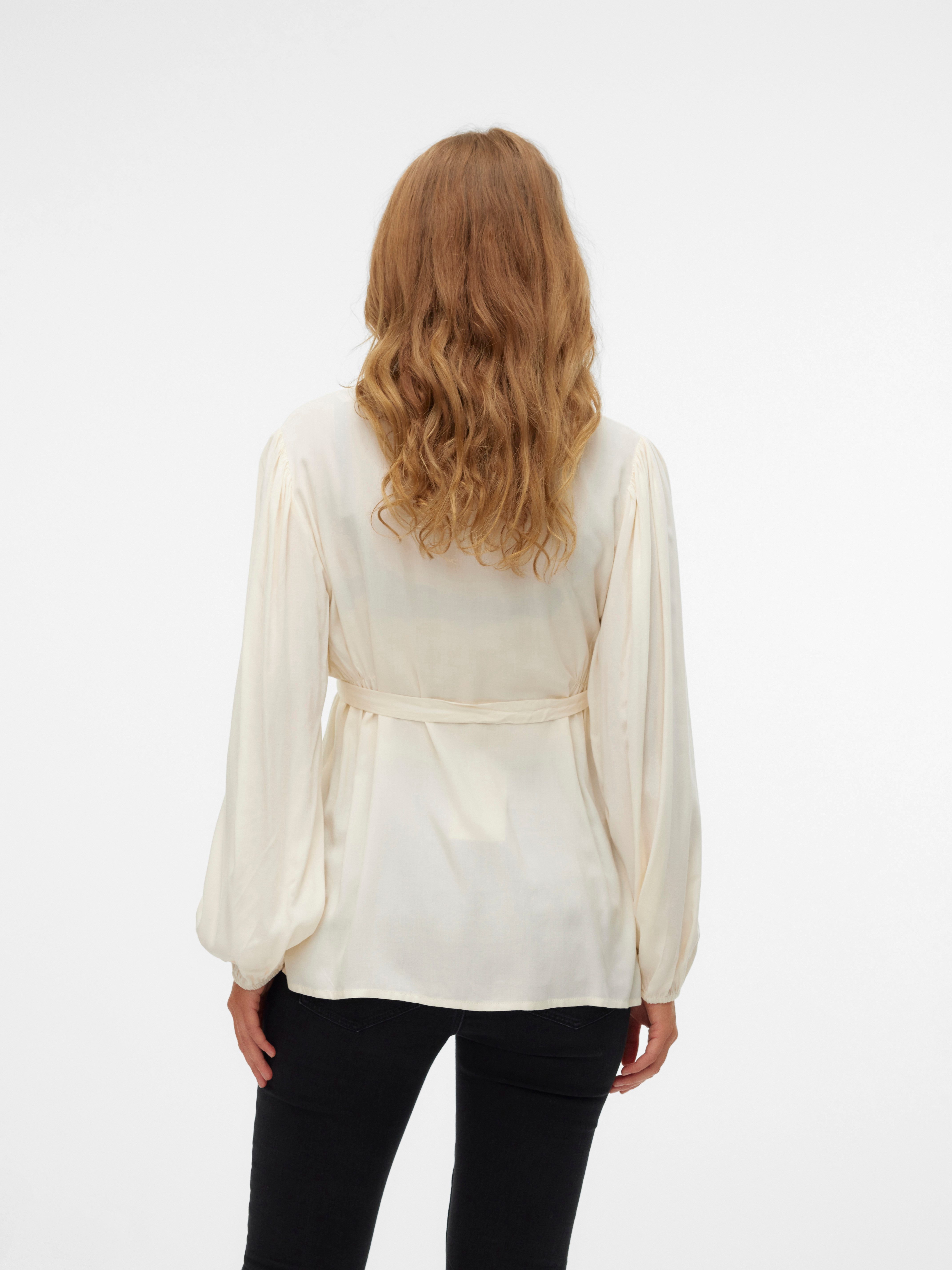 Mamalicious Umstandsshirt MLMERCY LIA L/S WO TOP 2F NOOS