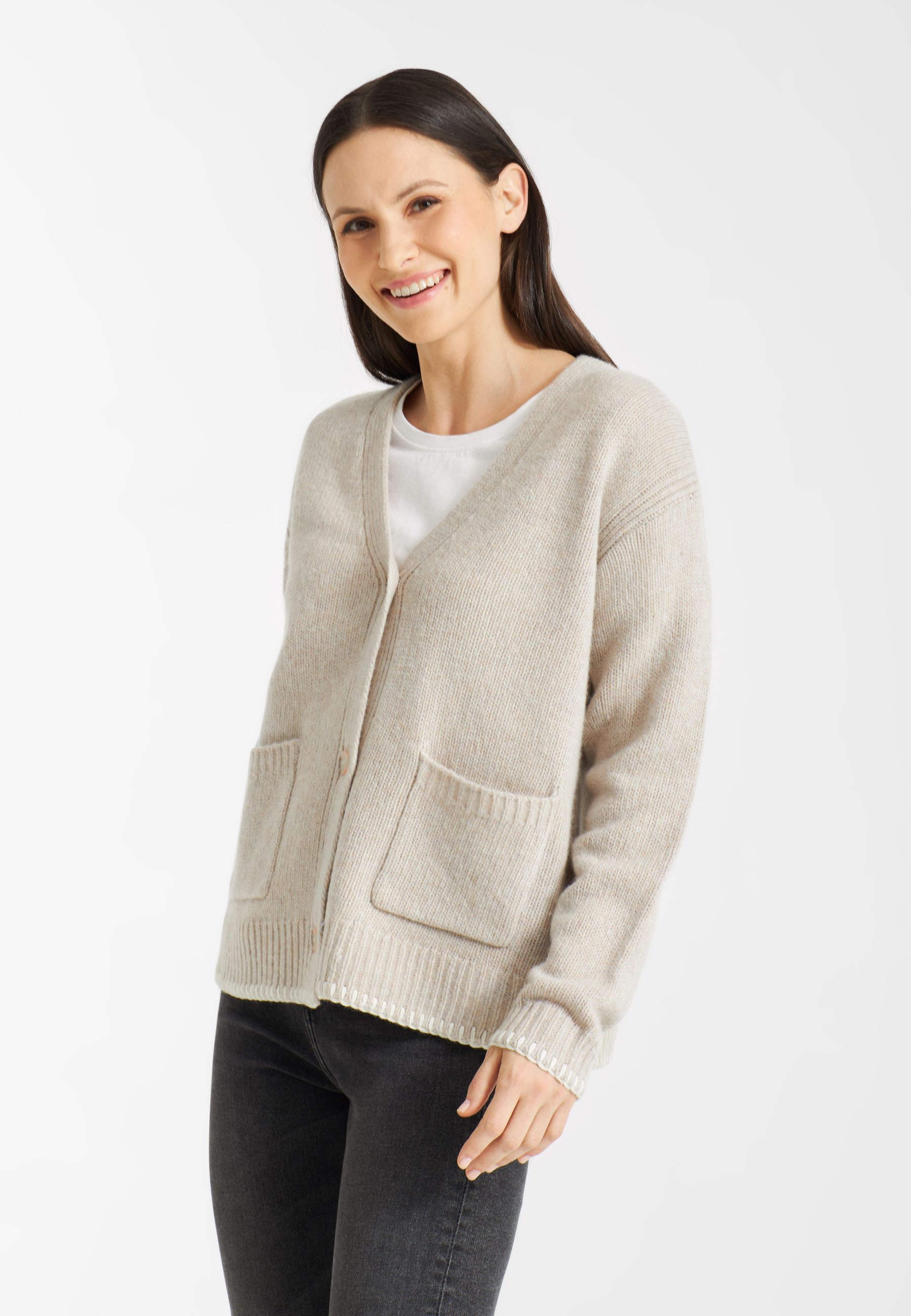 Frieda & Freddies Strickfleecejacke Cardigan