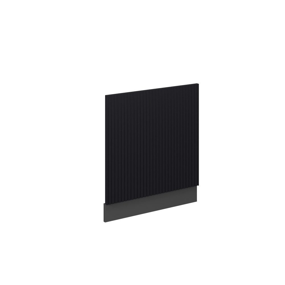 Vicco Frontblende Fame-Line, Schwarz gestreift/Anthrazit, 60 cm ohne Arbeitsplatte (1 St)