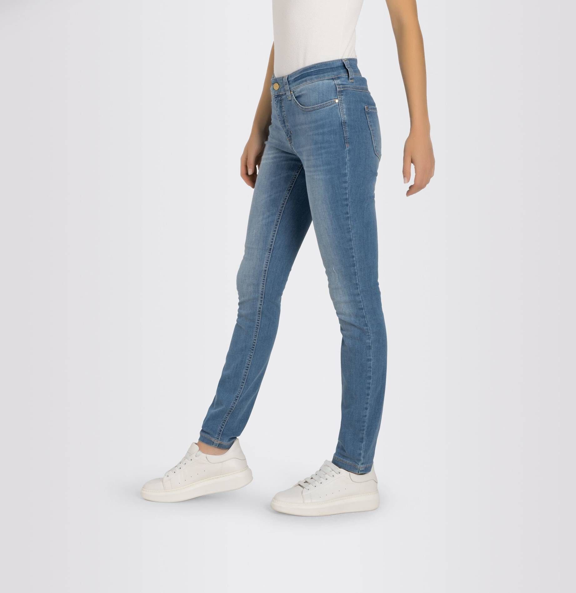 MAC (51) Jeans SKINNY DREAM Damen 5-Pocket-Jeans blau (1-tlg) AUTHENTIC