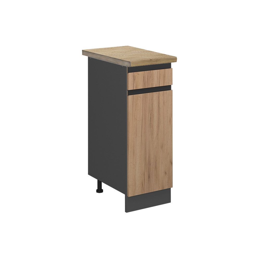 Vicco Unterschrank R-Line, Goldkraft Eiche/Anthrazit, 30 günstig online kaufen