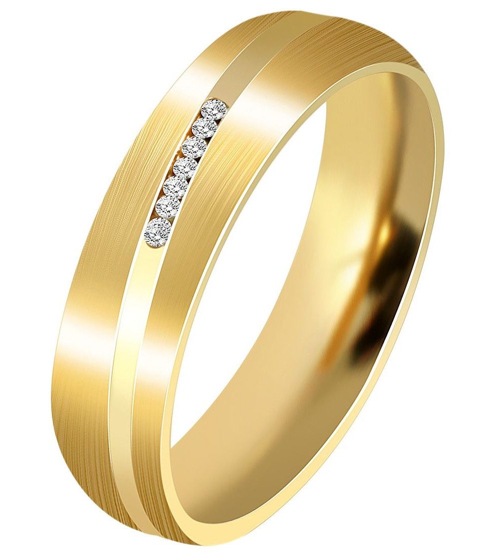 Adelia´s Fingerring Damen Ring aus Edelstahl mit Strass Steinchen günstig online kaufen