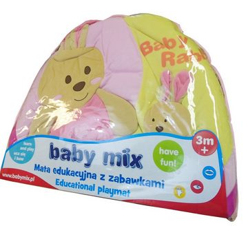 BabyMix Spielbogen Hase und Häschen – Krabbeldecke Babymatte