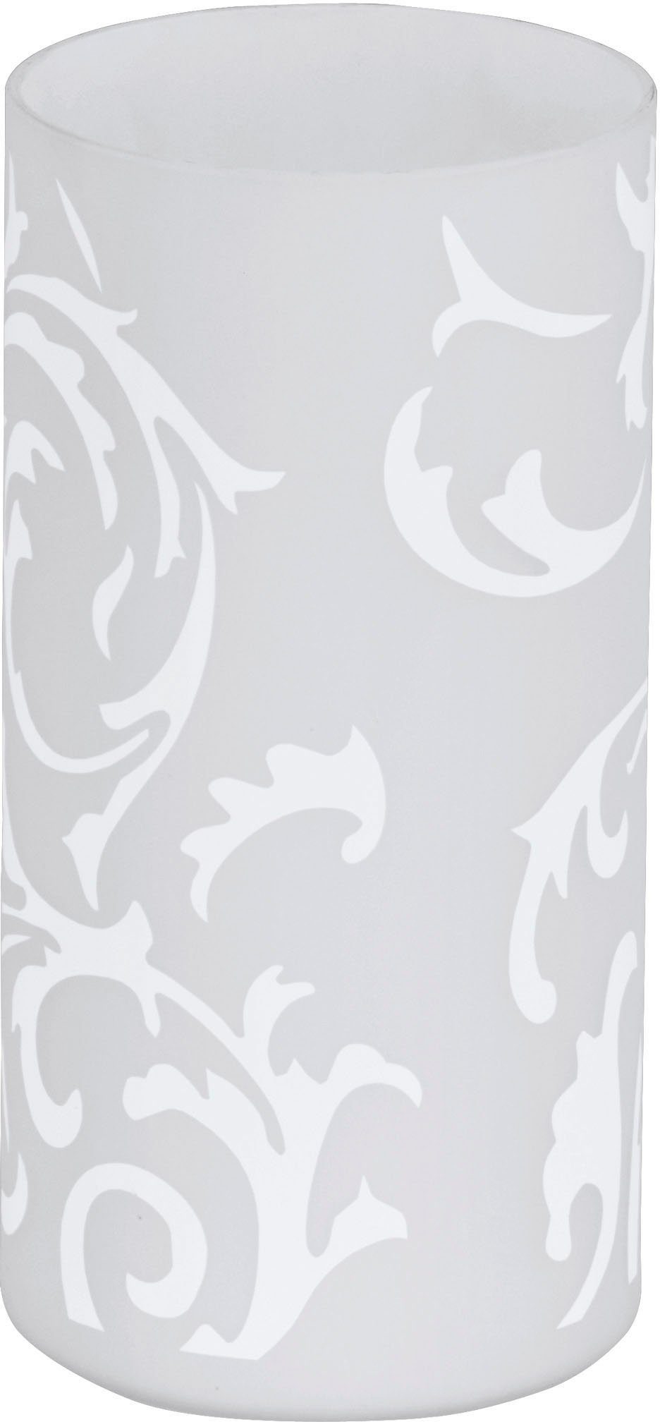 EGLO Tischleuchte GEO Tischlampe, opalmattes Glas mit floralem Muster, Scha günstig online kaufen