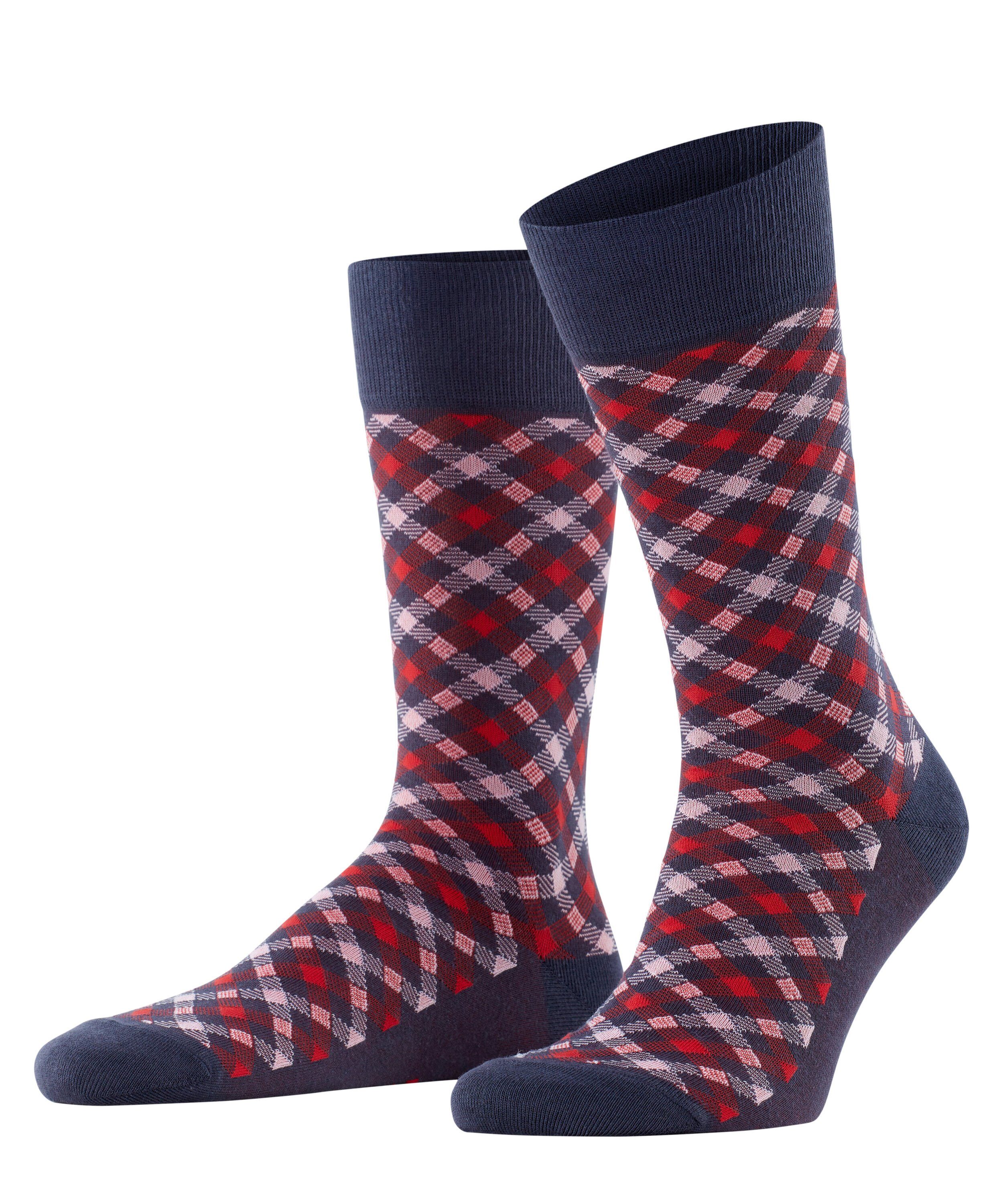 FALKE Socken Smart Check Socken mit weicher Baumwolle (1-Paar) mit weicher Baumwolle