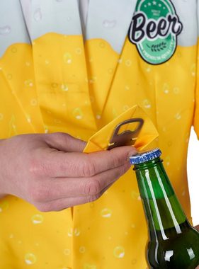 Opposuits Partyanzug Premium Pils, Ein Bier Anzug mit Flaschenöffner!