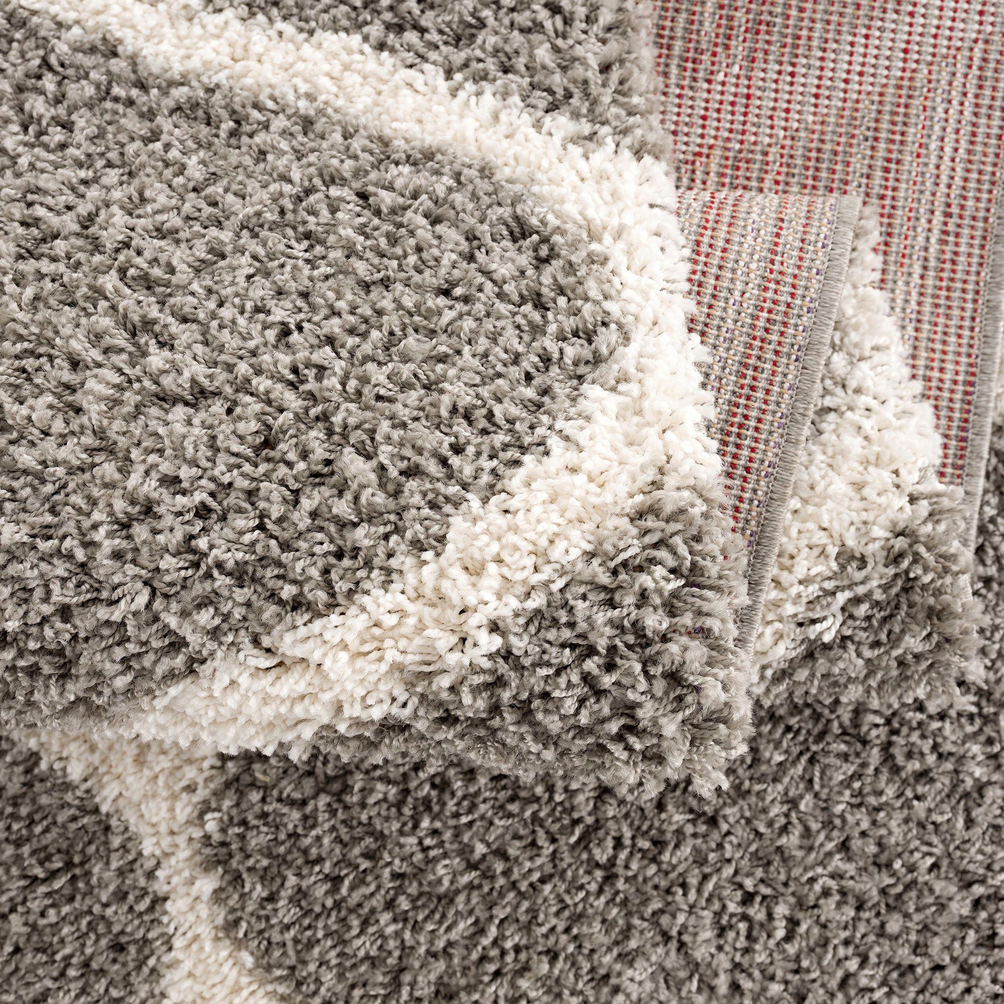 Sanat Hochflor-Teppich Madrid, rund, Höhe: 30 günstig online kaufen