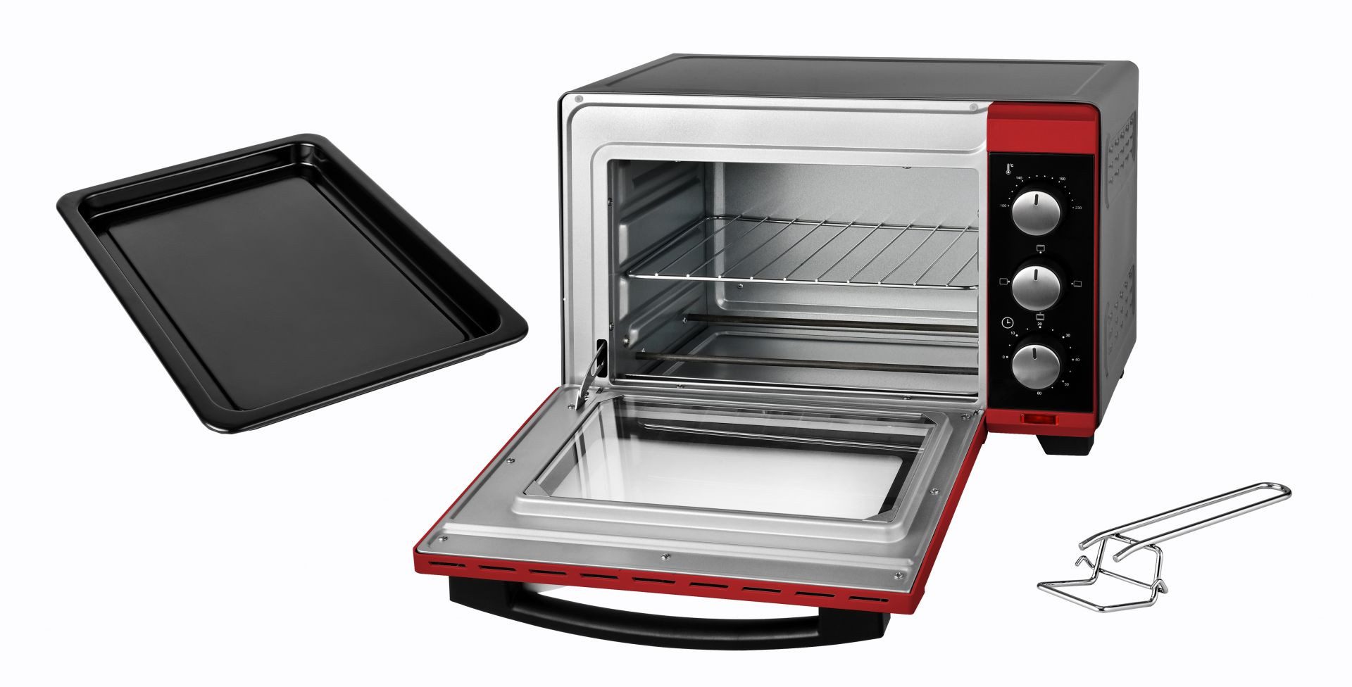 Team Kalorik Minibackofen OT 2011 RD, 19 Liter Garvolumen, 1280 W