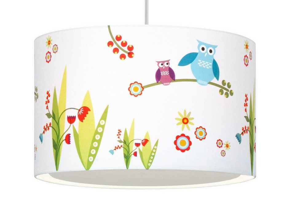 Brilliant Pendelleuchte Birds, Lampe Birds Pendelleuchte 40cm weiß/bunt 1x  A60, E27, 60W, geeignet, KINDERZIMMER - Farbenfrohe Lichtlösungen