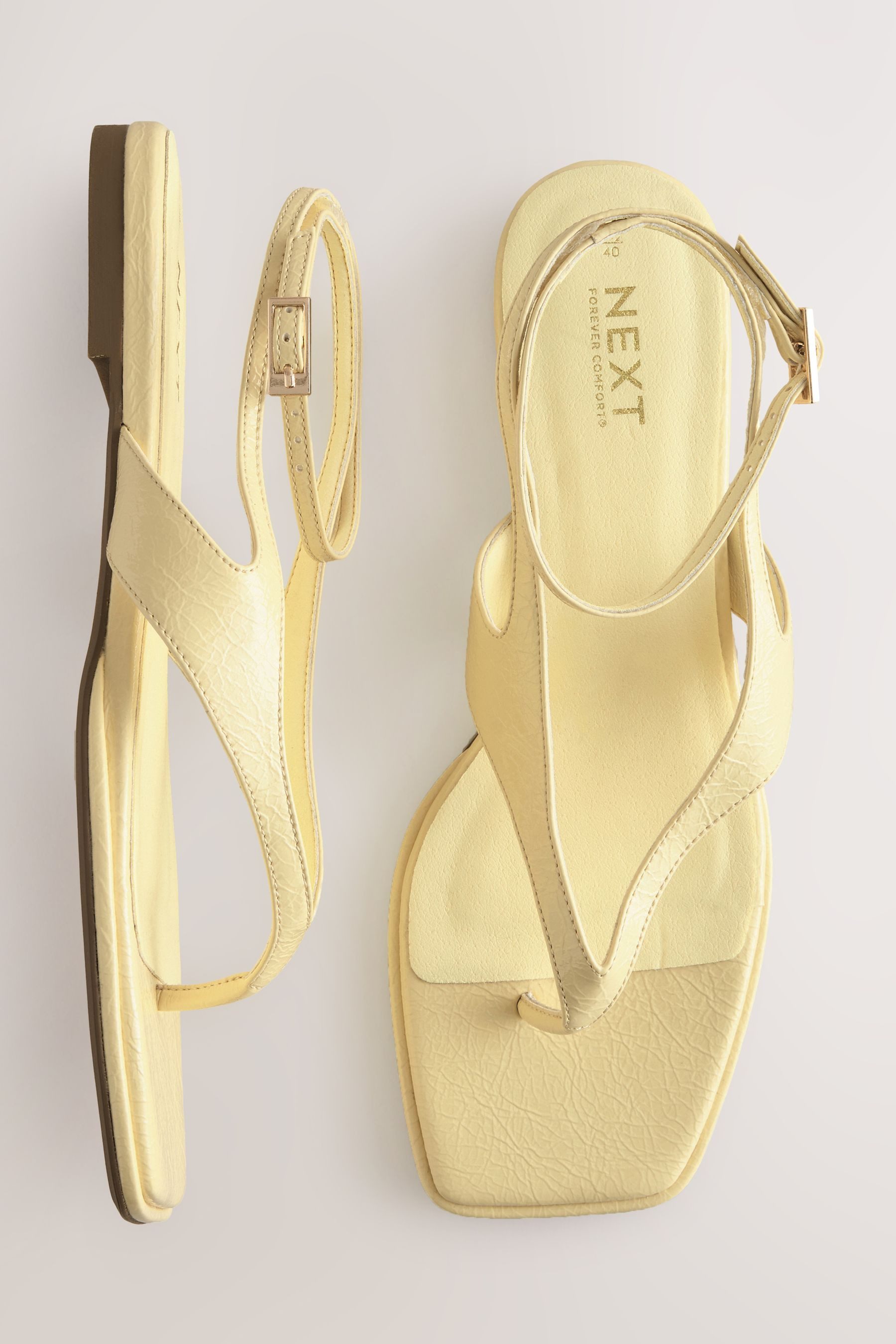 Next Forever Comfort® Zehentrenner mit Knöchelriemchen Riemchensandale (1-t günstig online kaufen