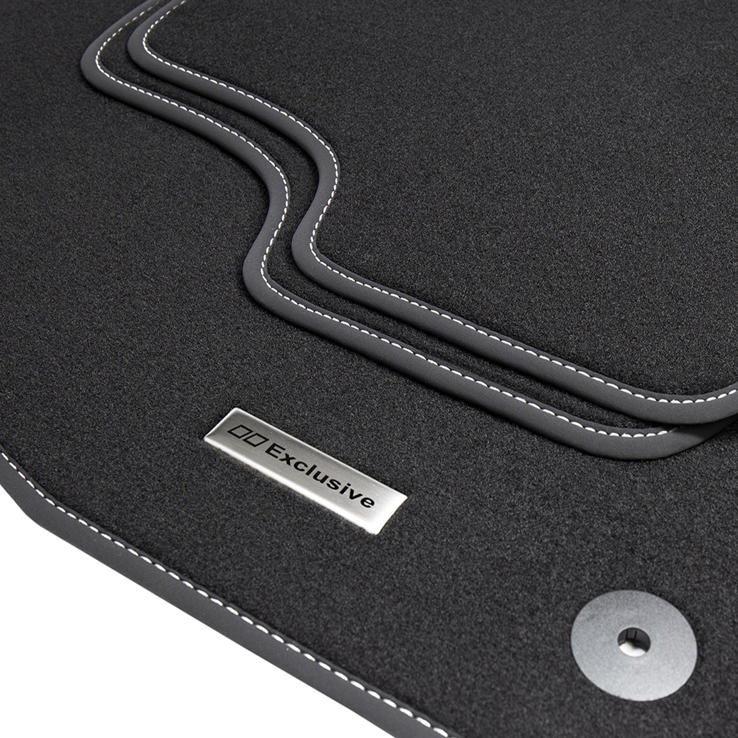 tuning-art Auto-Fußmatten EL102 Automatten Set passgenau für VW Golf 7 8 Variant Limo 2012-2021