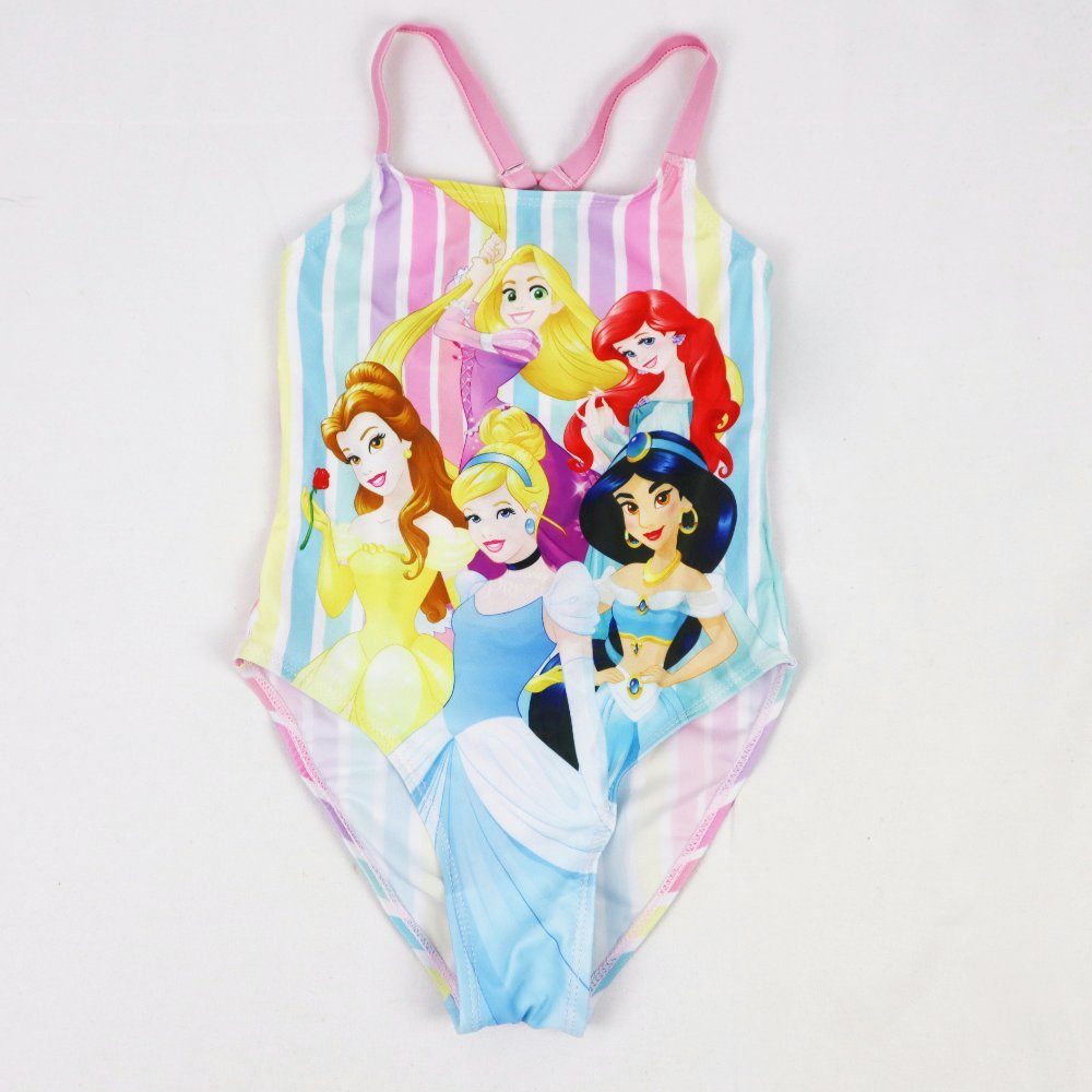 Prinzessinnen Mädchen Badeanzug bis Princess Bademode Gr. 134, 98 Disney Disney Bunt