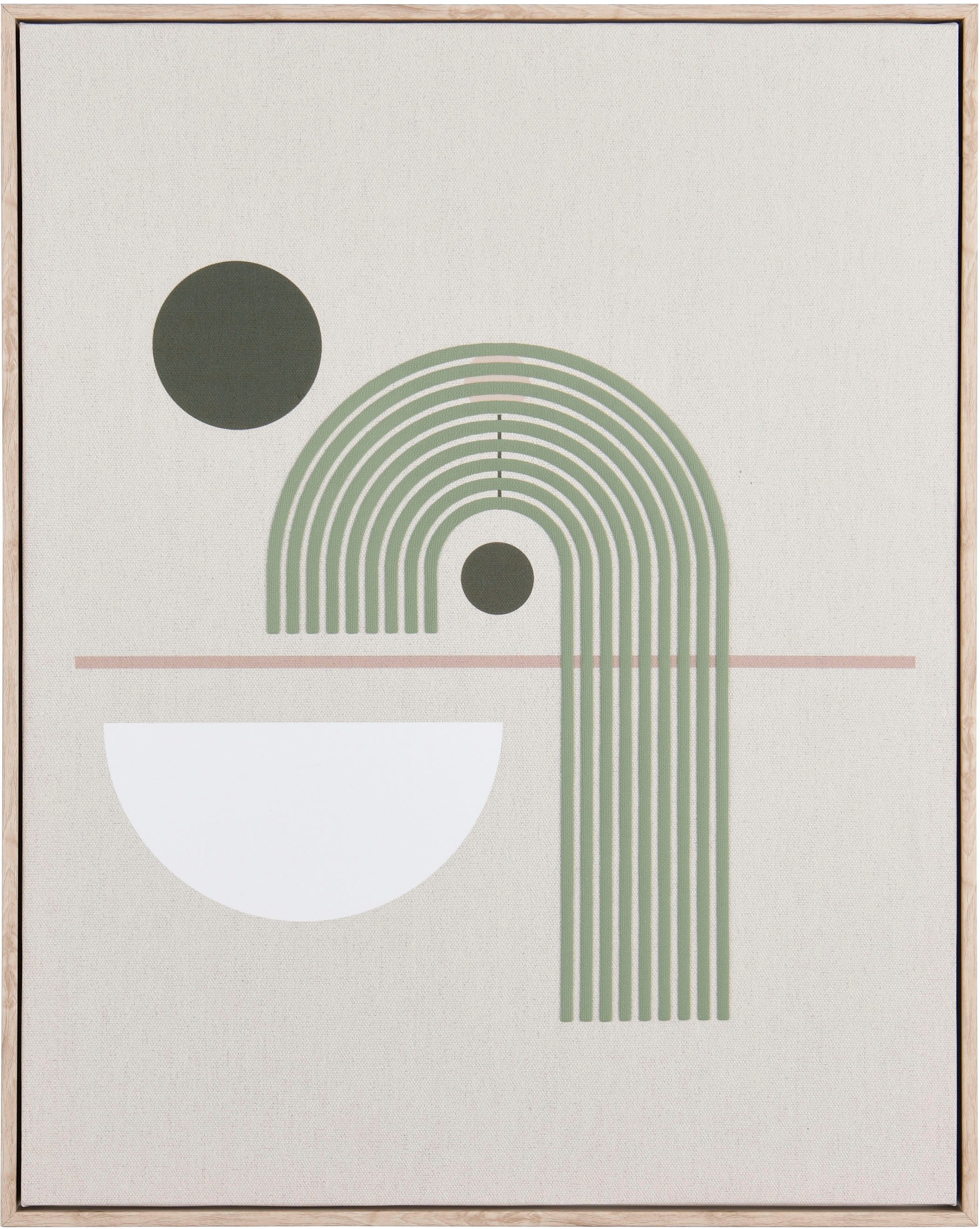 MIRRORS AND MORE Kunstdruck NORMA, (1 St), Kunstwerk im Geometrischen Design