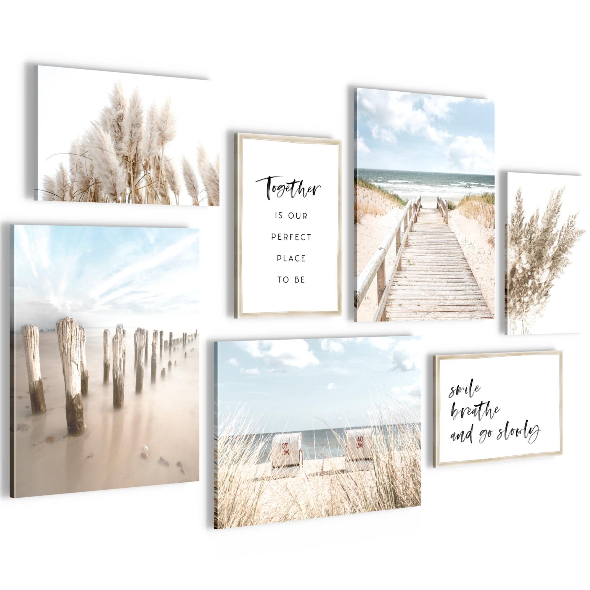 Novart Wandbild Wandbilder Strand Meer Boho günstig online kaufen