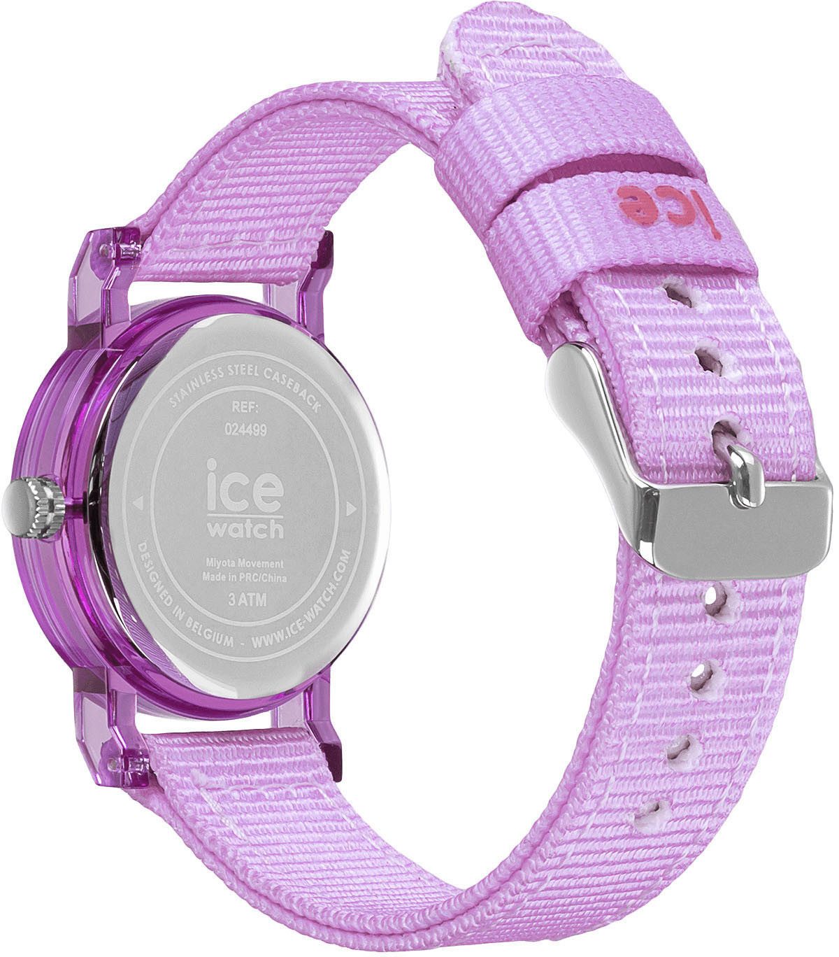ice-watch Quarzuhr ICE learning - Girl - Extra Small - 3H 024499, Armbanduhr, Kinderuhr, Lernuhr, Mädchen, Schulanfang, Geschenkidee