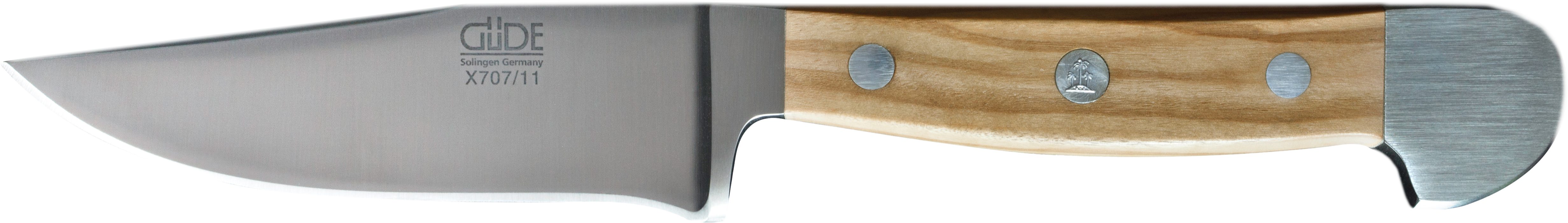 Güde Ножи Solingen Universalmesser Güde Alpha Jagdnicker 11cm Olivenholz