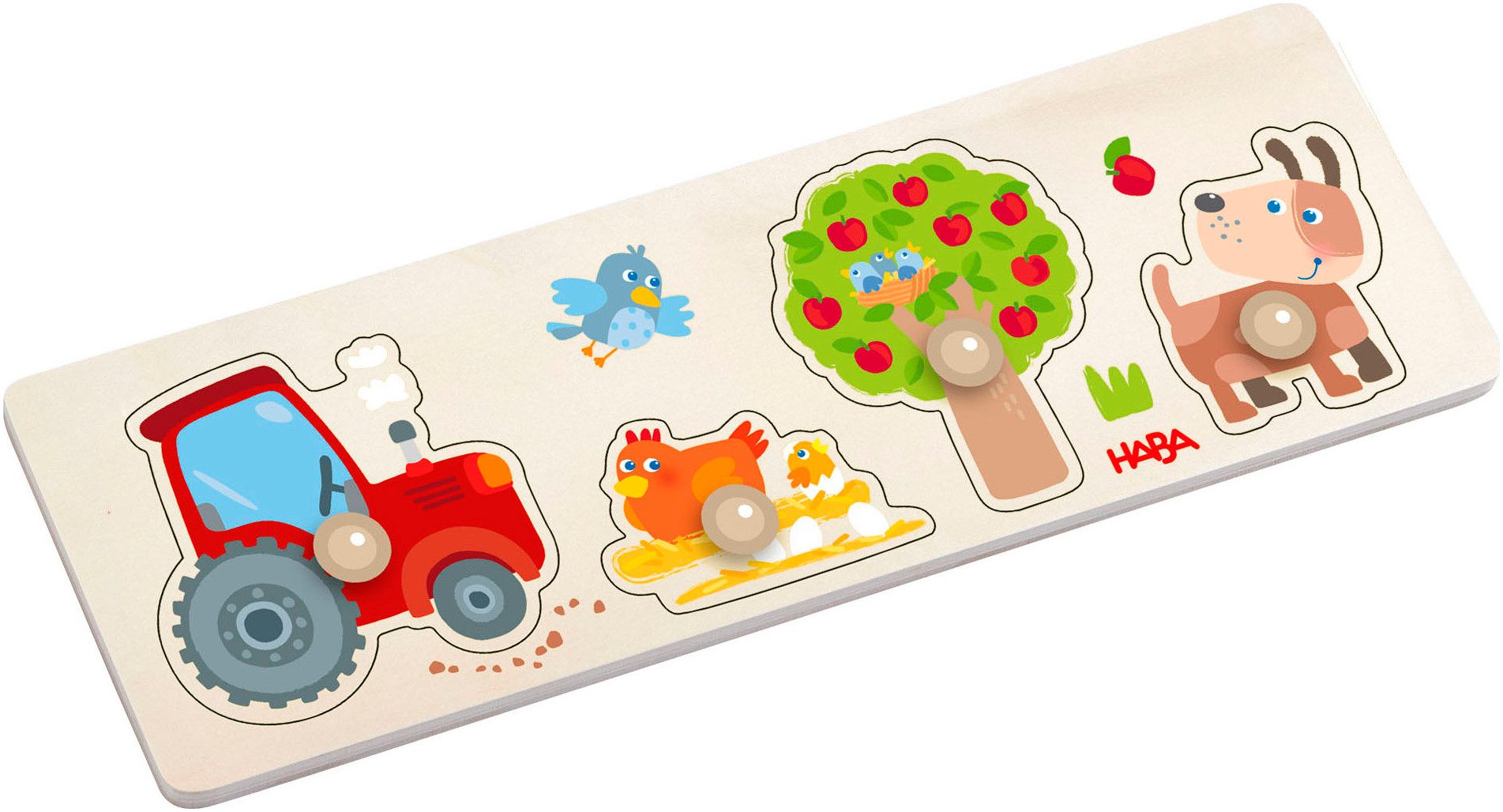 Haba Steckpuzzle Bauernhof, Puzzleteile günstig online kaufen