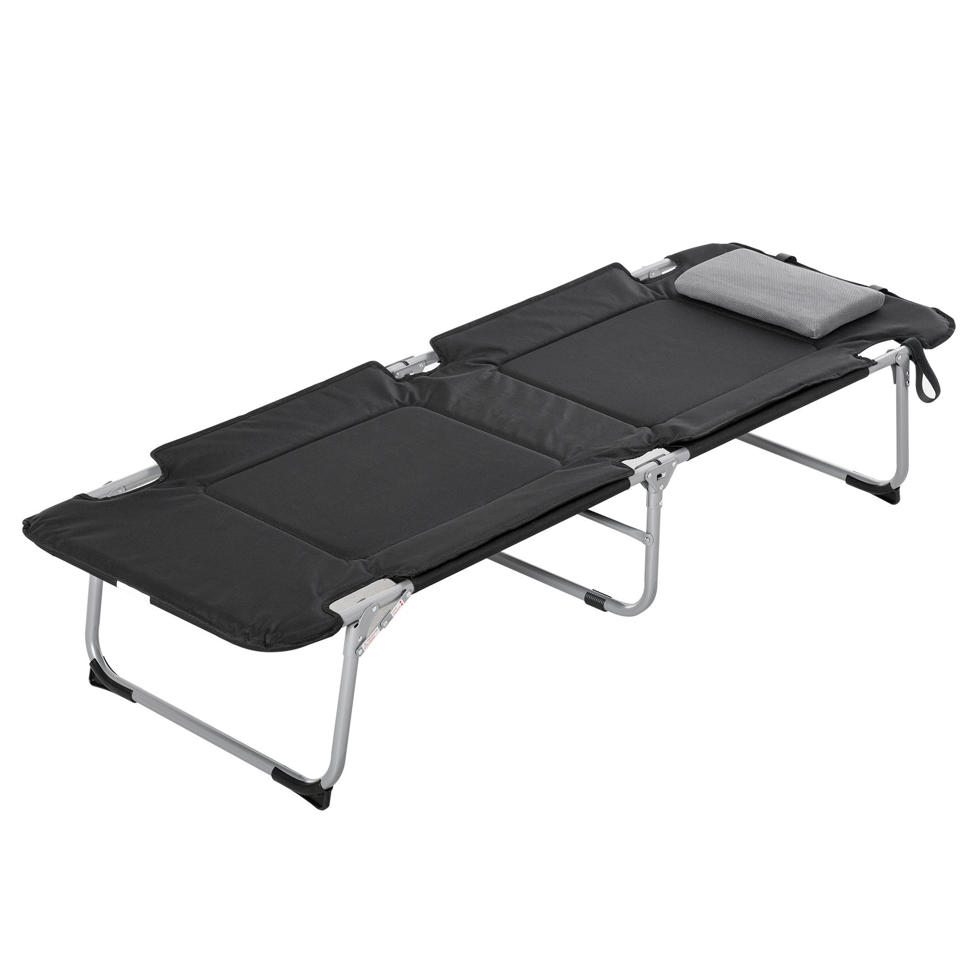 Feldbett Klappbares Campingbett Feldbett mit Kissen 183x66x33cm leicht tragbar