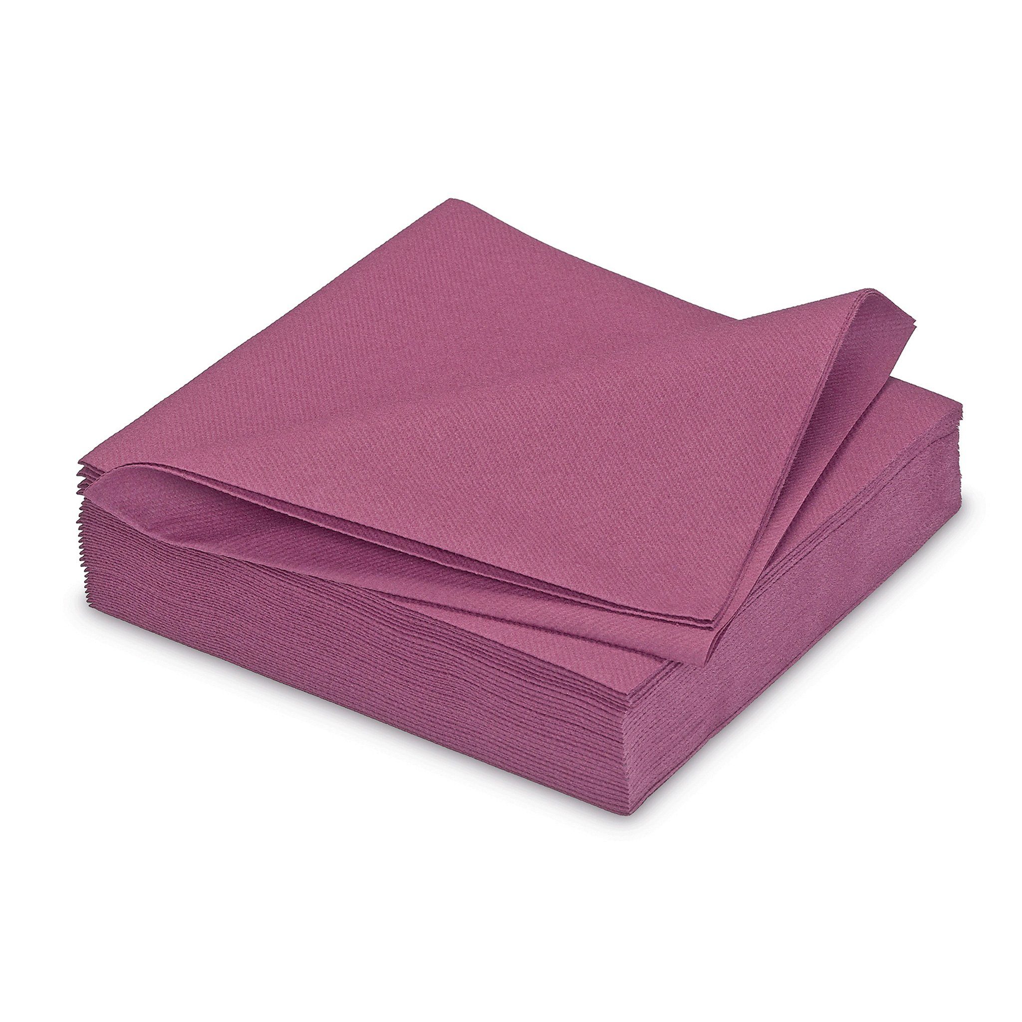 AVA Papierserviette, Servietten stoffähnlich 40x40cm 25 Stück Beere