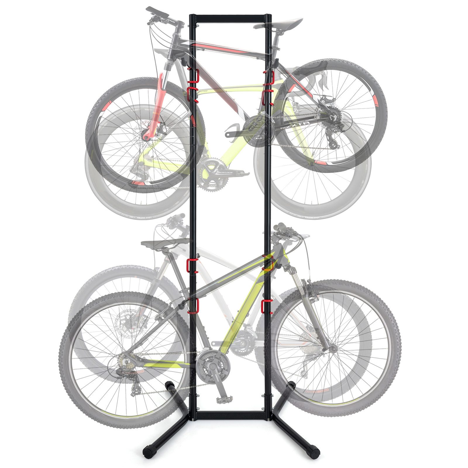 COSTWAY Fahrradständer Vertikaler Fahrradhalter, Fahrradaufbewahrung